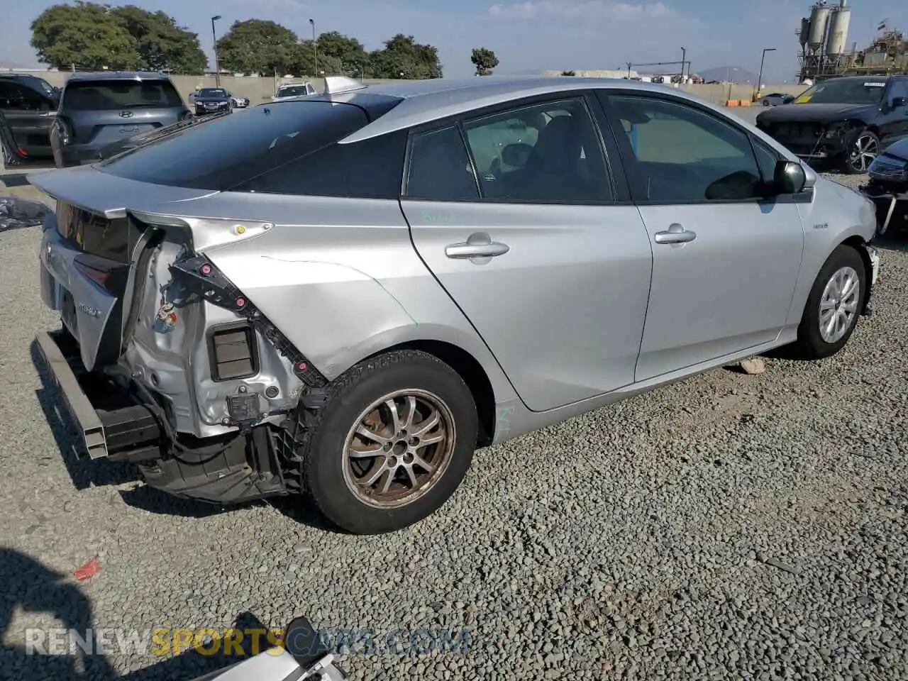 3 Photograph of a damaged car JTDKAMFU3M3150907 TOYOTA PRIUS 2021