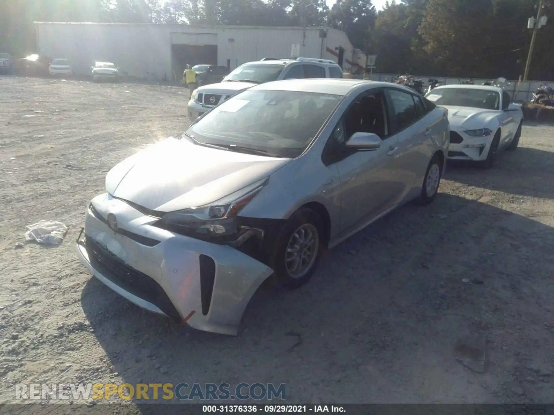2 Photograph of a damaged car JTDKAMFU3M3151068 TOYOTA PRIUS 2021