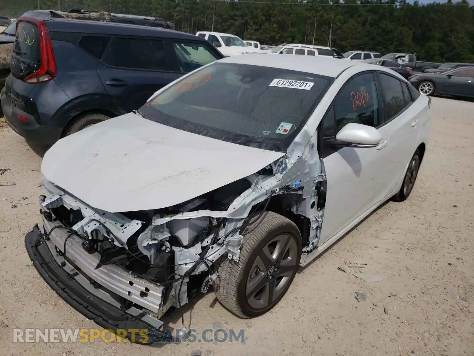 2 Photograph of a damaged car JTDKAMFU3M3152611 TOYOTA PRIUS 2021
