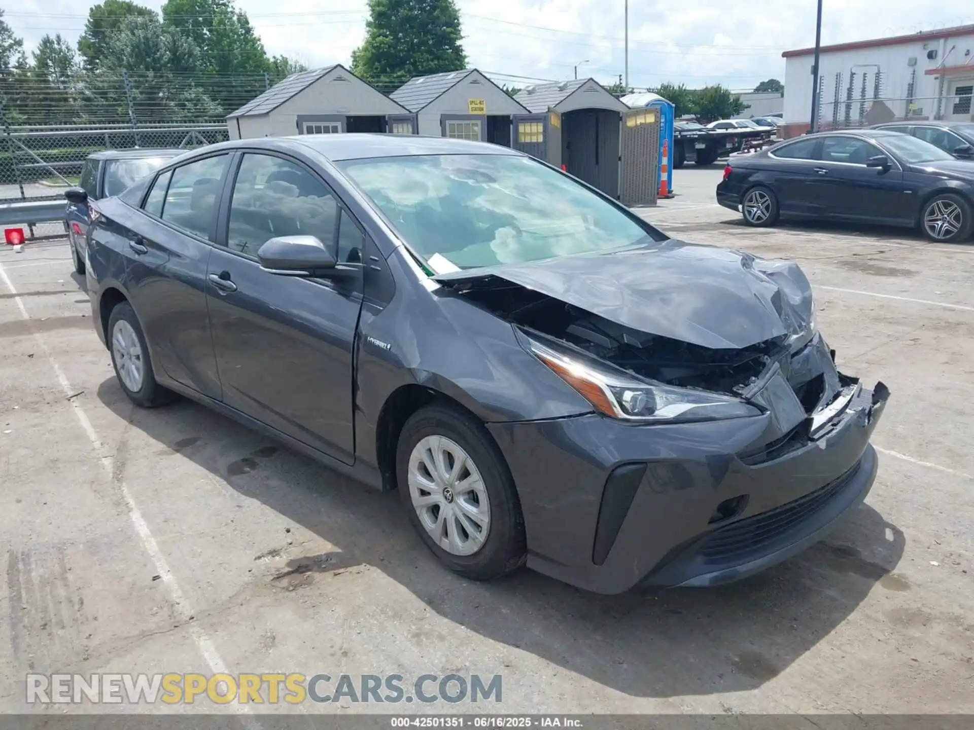 1 Photograph of a damaged car JTDKAMFU3M3152785 TOYOTA PRIUS 2021