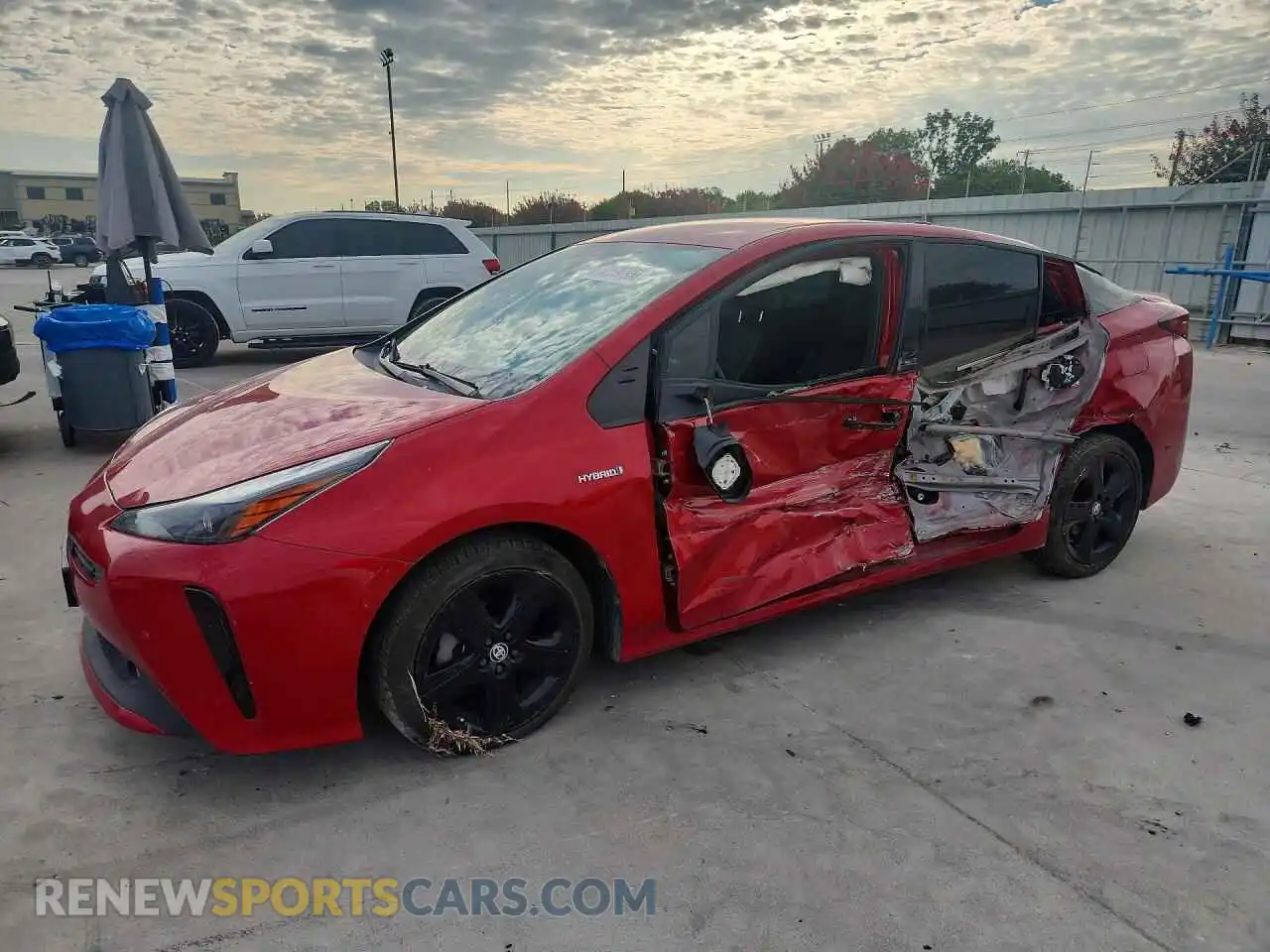 1 Photograph of a damaged car JTDKAMFU4M3126843 TOYOTA PRIUS 2021