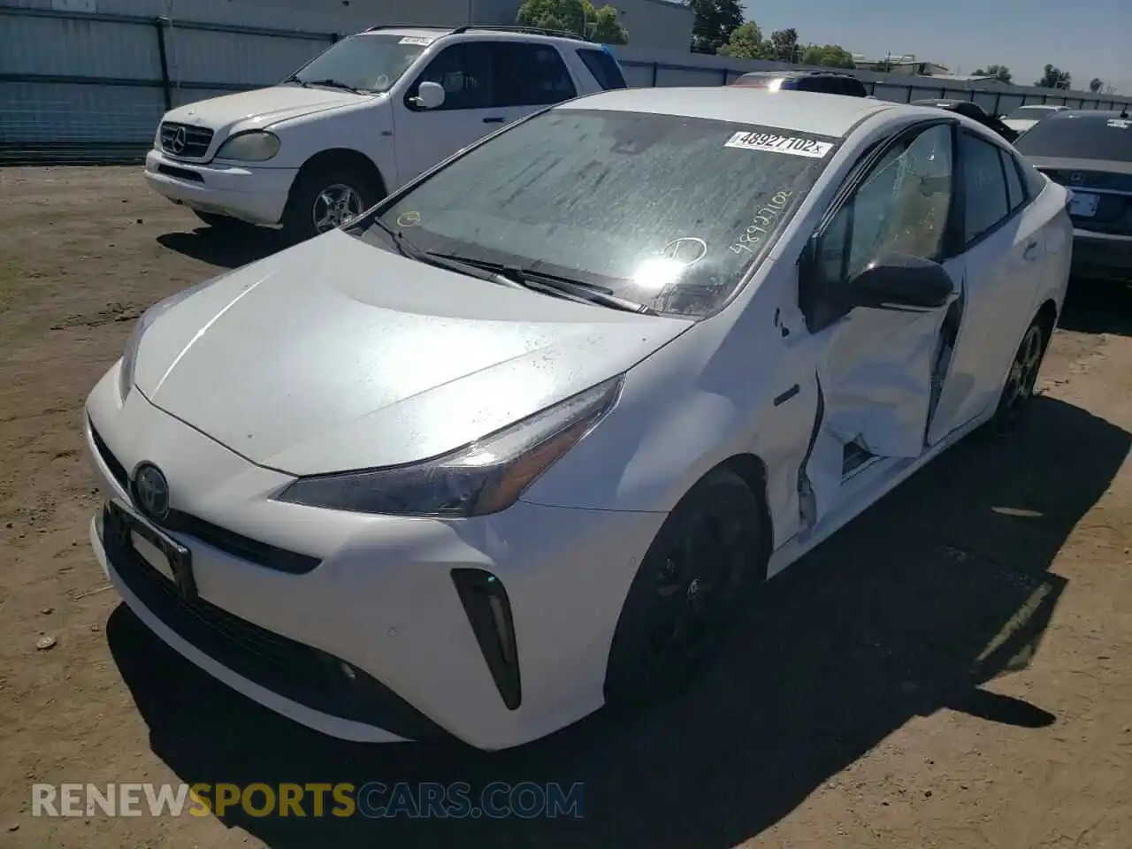 2 Photograph of a damaged car JTDKAMFU4M3127099 TOYOTA PRIUS 2021
