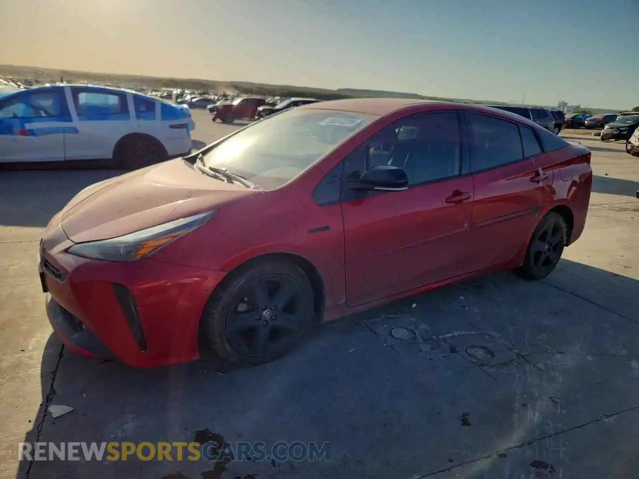1 Фотография поврежденного автомобиля JTDKAMFU4M3127927 TOYOTA PRIUS 2021