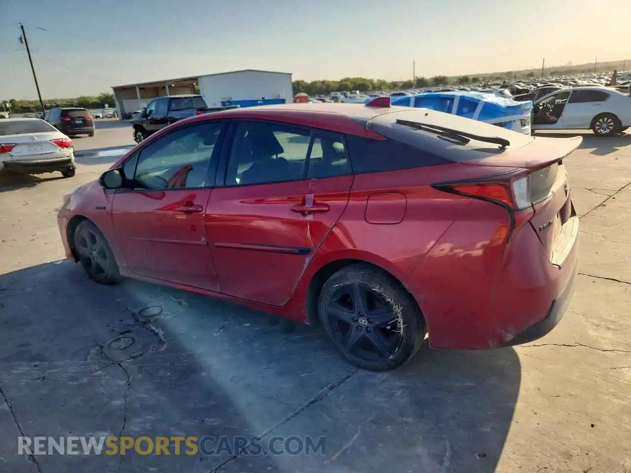 2 Фотография поврежденного автомобиля JTDKAMFU4M3127927 TOYOTA PRIUS 2021