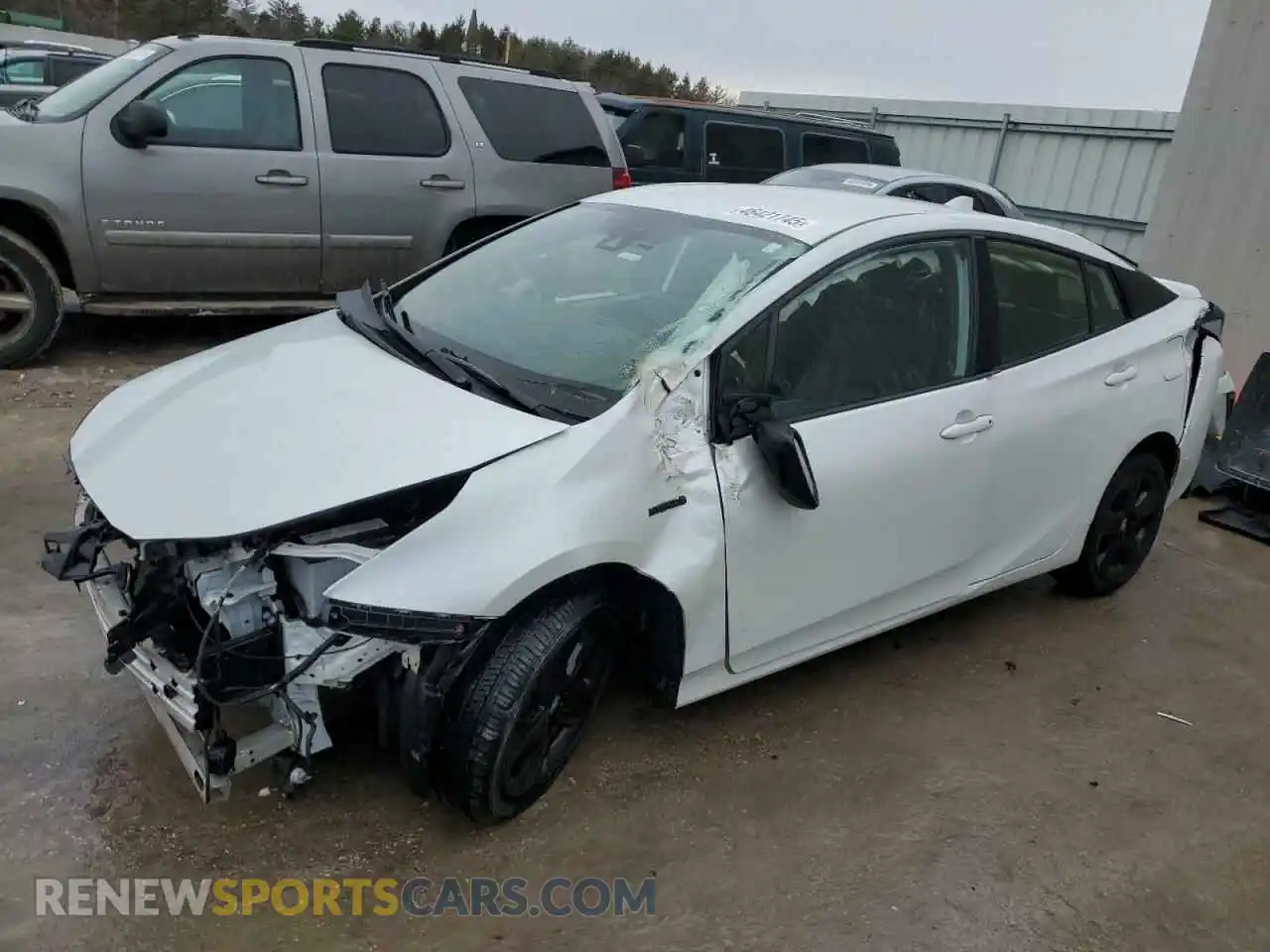 1 fotografías del automóvil dañado JTDKAMFU4M3128303 TOYOTA PRIUS 2021