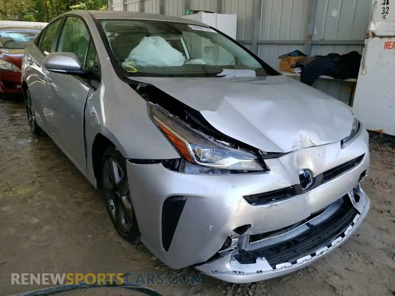 1 Photograph of a damaged car JTDKAMFU4M3133372 TOYOTA PRIUS 2021