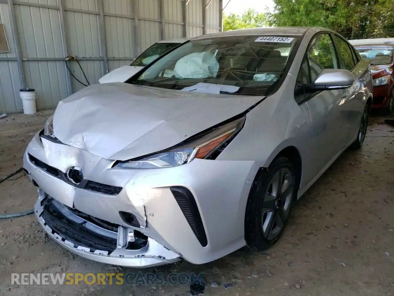 2 Photograph of a damaged car JTDKAMFU4M3133372 TOYOTA PRIUS 2021