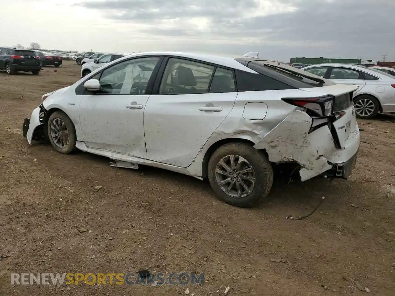 2 Photograph of a damaged car JTDKAMFU4M3136496 TOYOTA PRIUS 2021