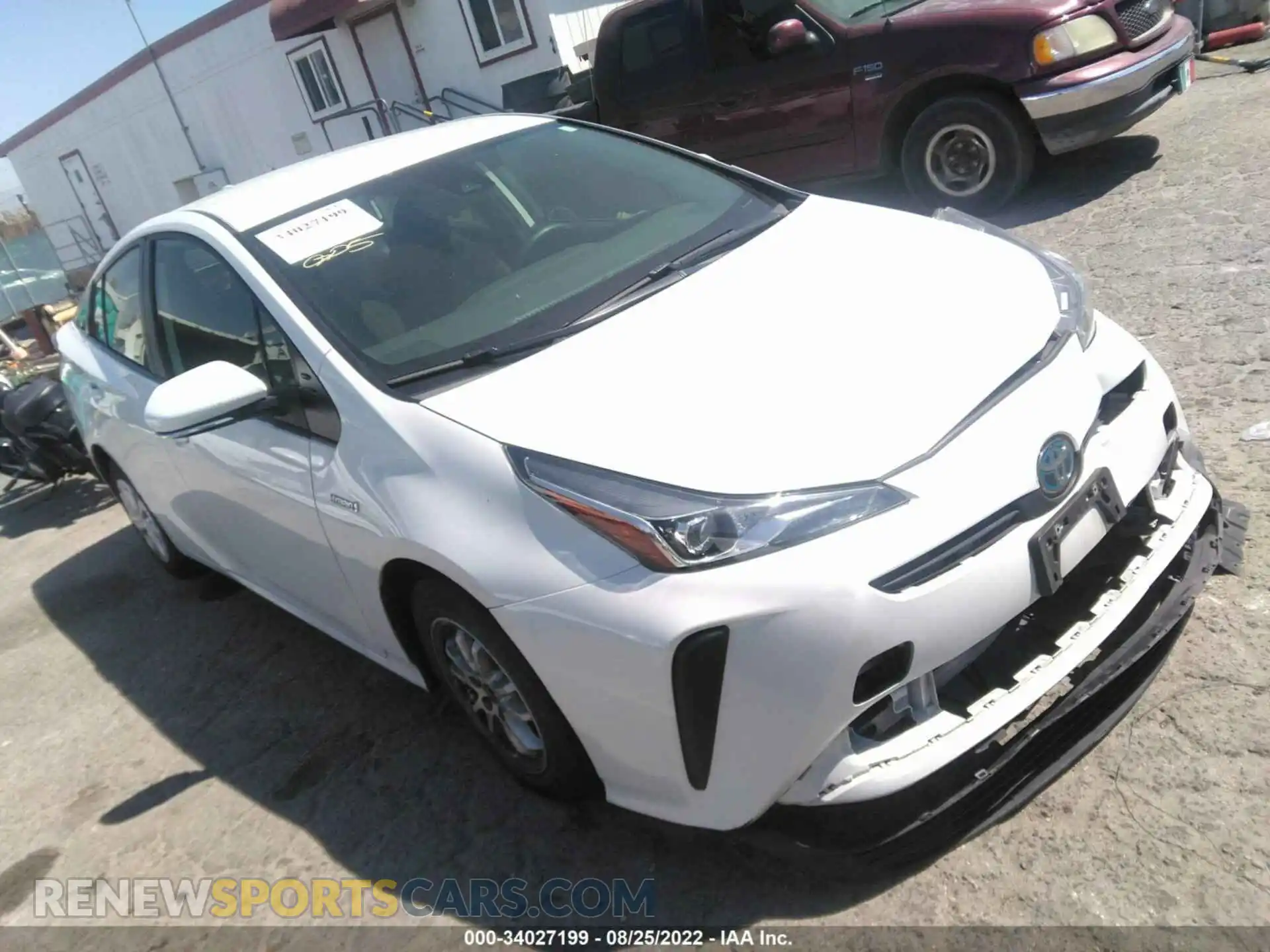 1 Photograph of a damaged car JTDKAMFU4M3143481 TOYOTA PRIUS 2021