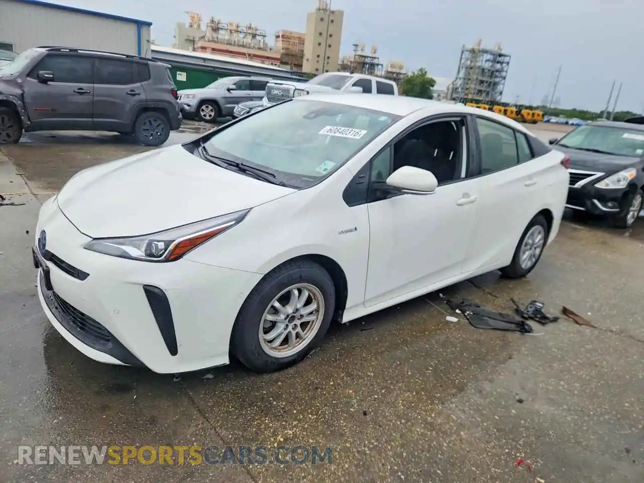 1 fotografías del automóvil dañado JTDKAMFU4M3145151 TOYOTA PRIUS 2021