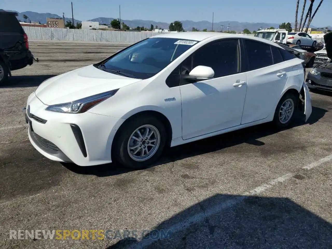 1 Photograph of a damaged car JTDKAMFU4M3145800 TOYOTA PRIUS 2021