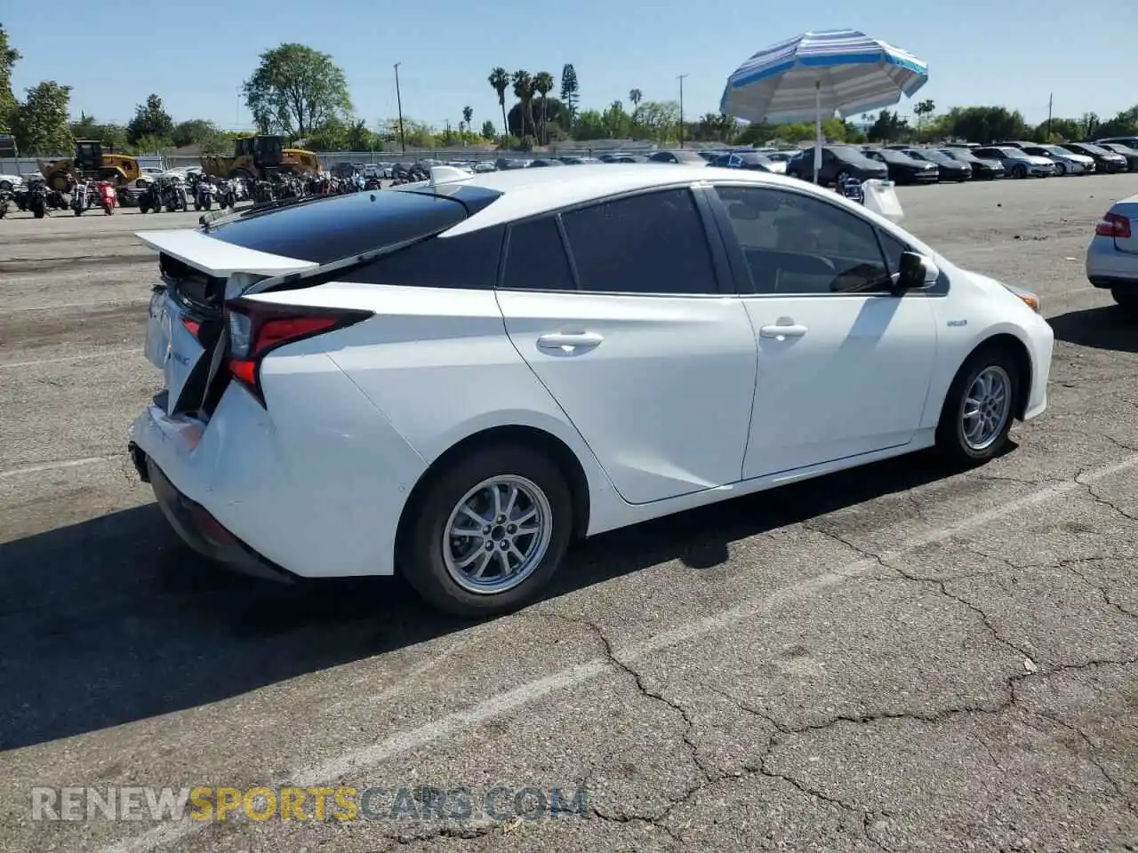 3 Photograph of a damaged car JTDKAMFU4M3145800 TOYOTA PRIUS 2021
