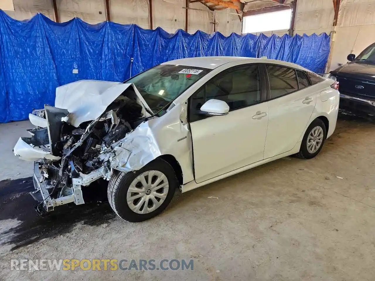 1 Photograph of a damaged car JTDKAMFU4M3146560 TOYOTA PRIUS 2021