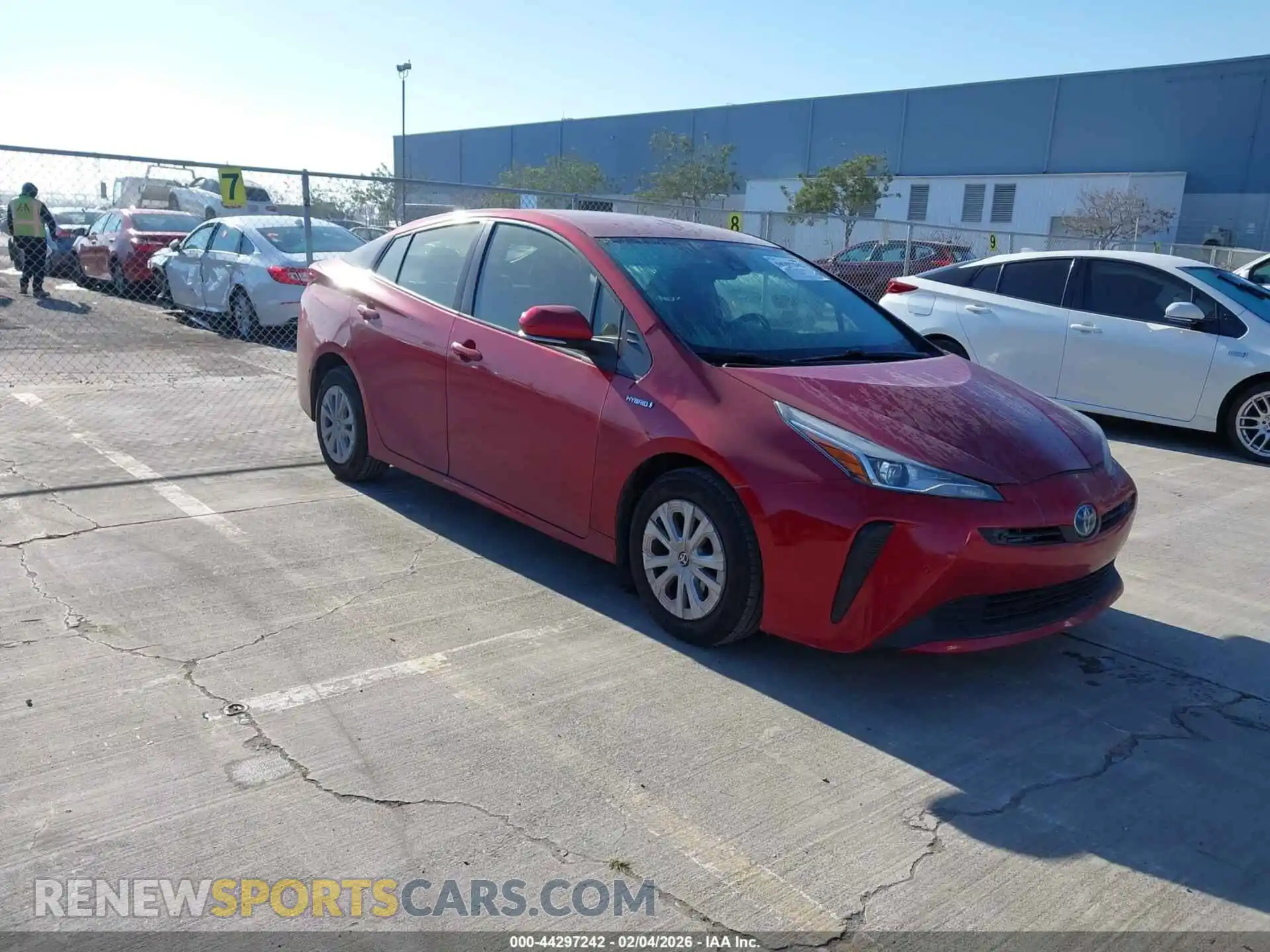 1 Photograph of a damaged car JTDKAMFU4M3148941 TOYOTA PRIUS 2021