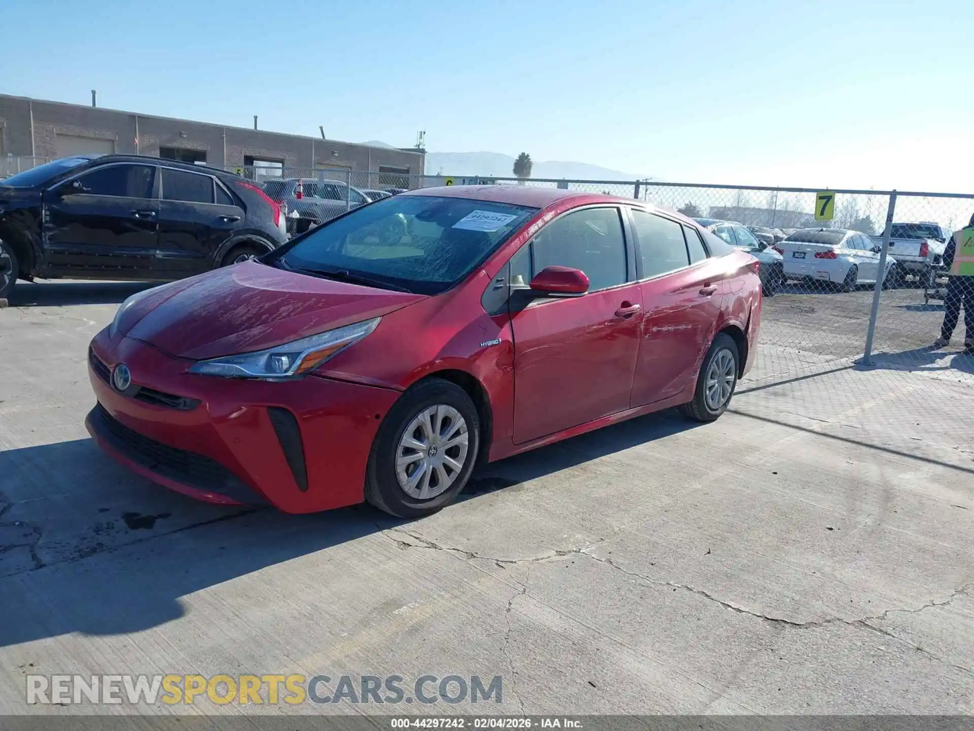 2 Photograph of a damaged car JTDKAMFU4M3148941 TOYOTA PRIUS 2021