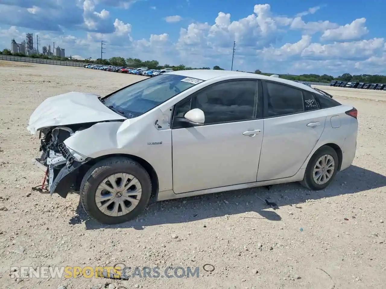 1 Photograph of a damaged car JTDKAMFU4M3149958 TOYOTA PRIUS 2021