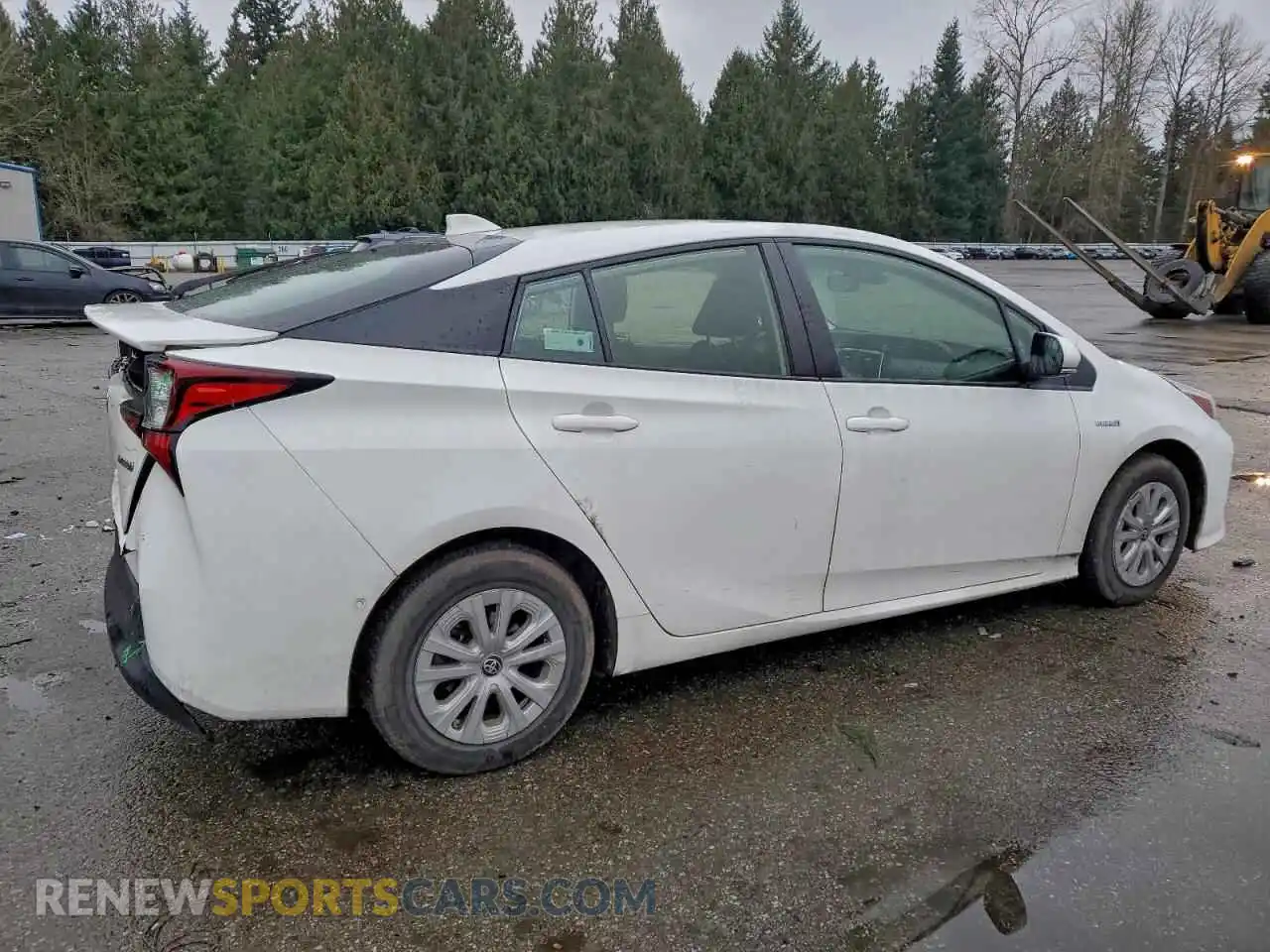 3 fotografías del automóvil dañado JTDKAMFU4M3150074 TOYOTA PRIUS 2021