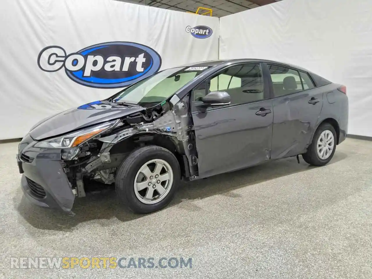 1 Photograph of a damaged car JTDKAMFU5M3128780 TOYOTA PRIUS 2021