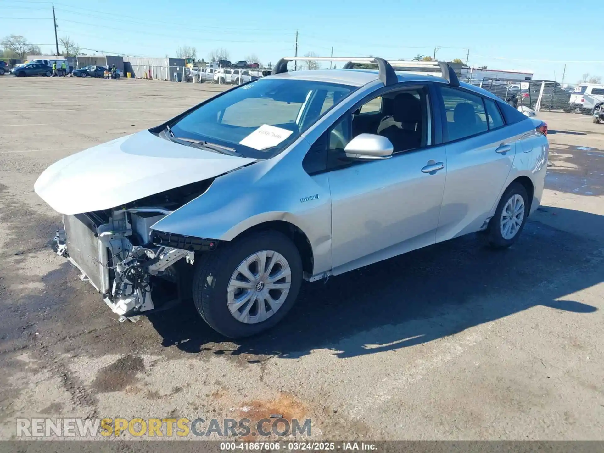 2 Photograph of a damaged car JTDKAMFU5M3130478 TOYOTA PRIUS 2021