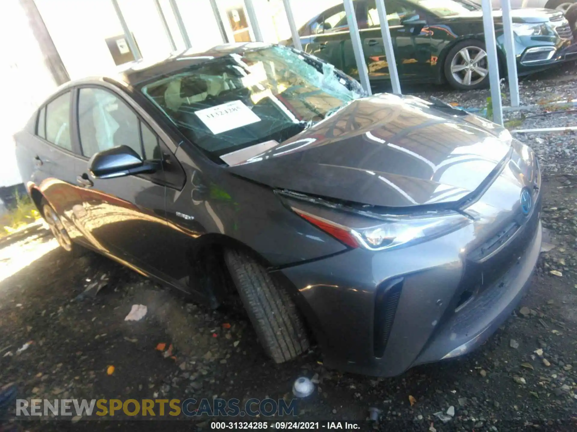 1 Photograph of a damaged car JTDKAMFU5M3131940 TOYOTA PRIUS 2021