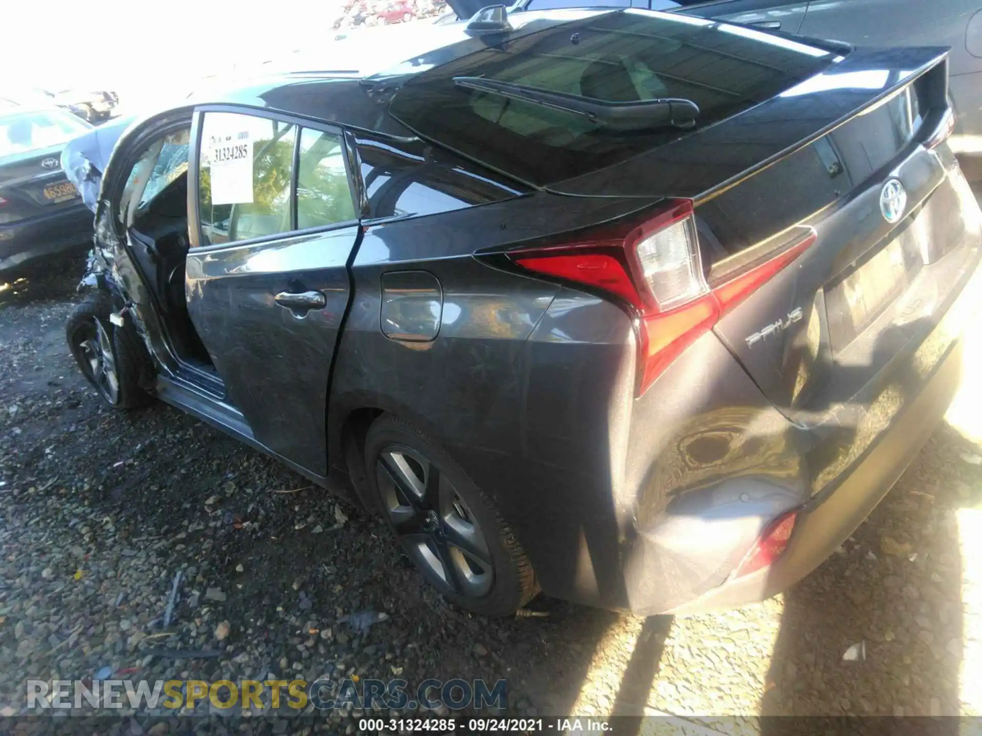3 Photograph of a damaged car JTDKAMFU5M3131940 TOYOTA PRIUS 2021