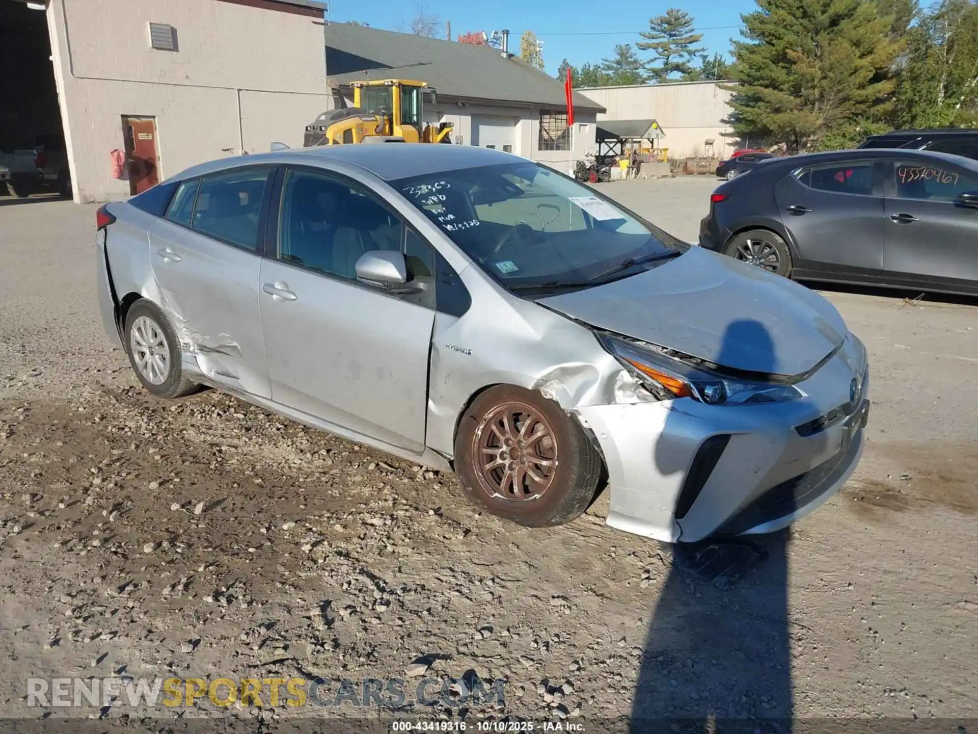 1 Photograph of a damaged car JTDKAMFU5M3140153 TOYOTA PRIUS 2021