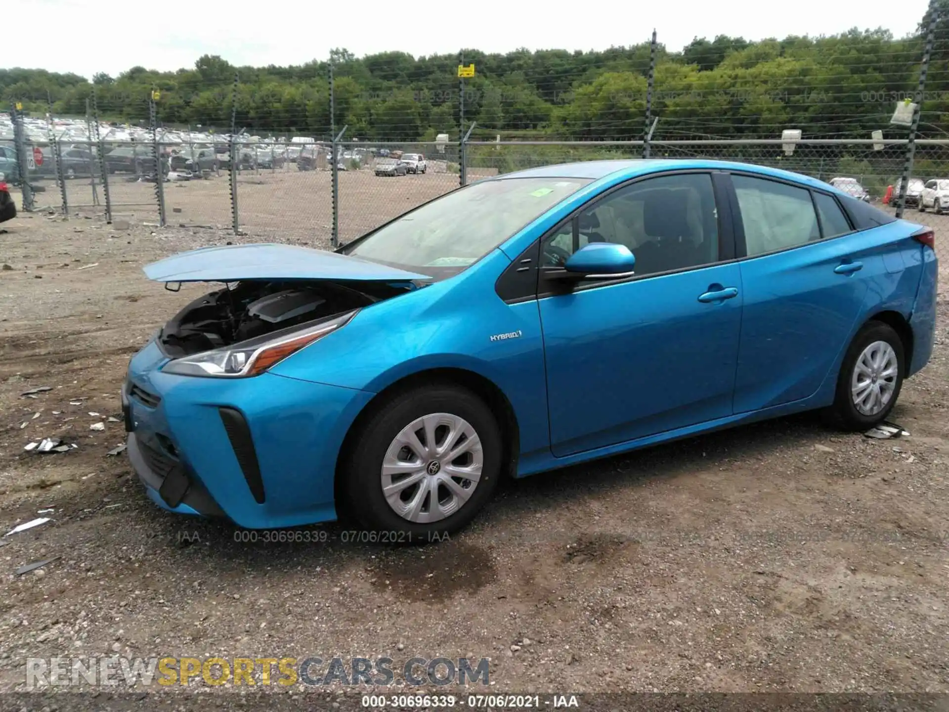 2 Photograph of a damaged car JTDKAMFU5M3141030 TOYOTA PRIUS 2021