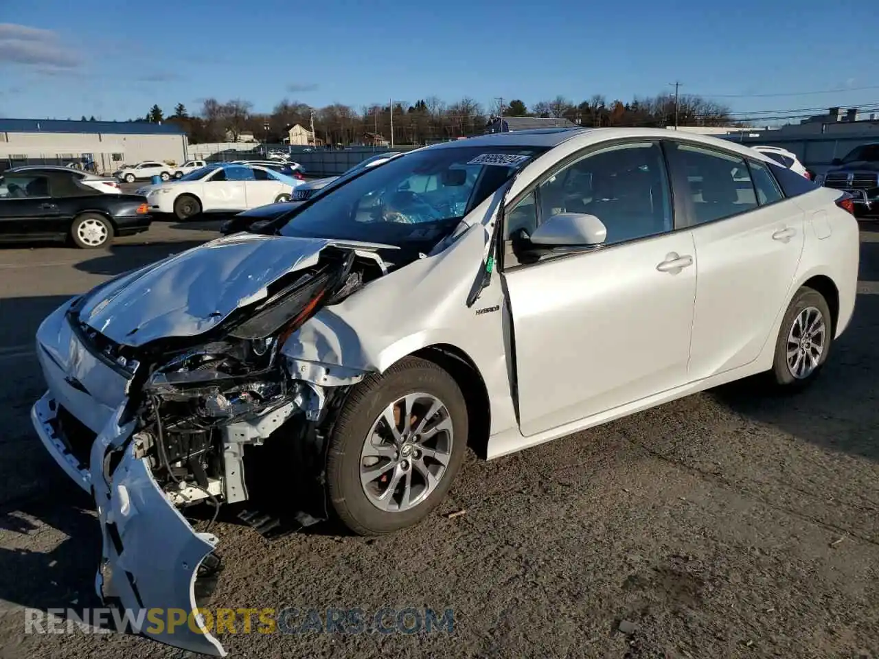 1 Photograph of a damaged car JTDKAMFU5M3141089 TOYOTA PRIUS 2021