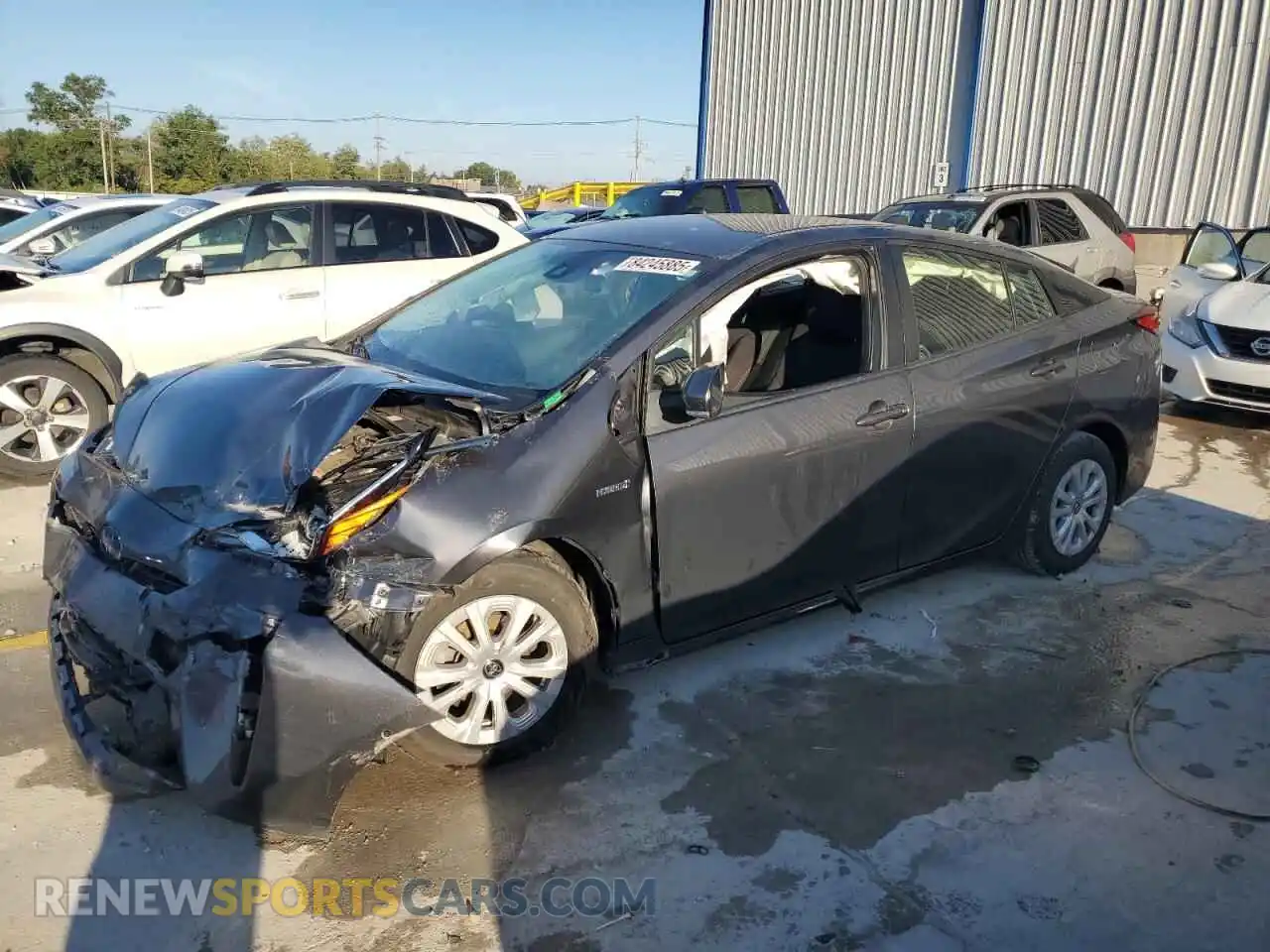 1 Фотография поврежденного автомобиля JTDKAMFU5M3141142 TOYOTA PRIUS 2021