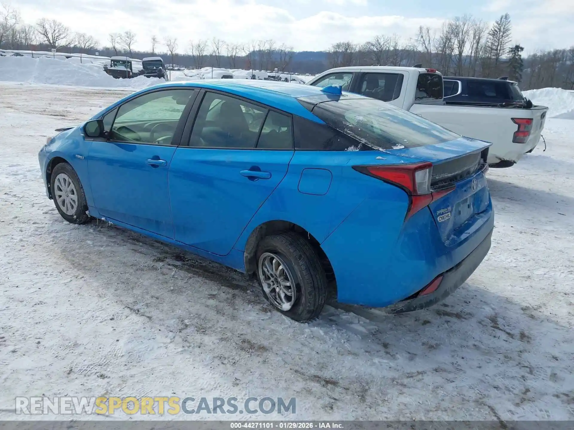 3 fotografías del automóvil dañado JTDKAMFU5M3141156 TOYOTA PRIUS 2021