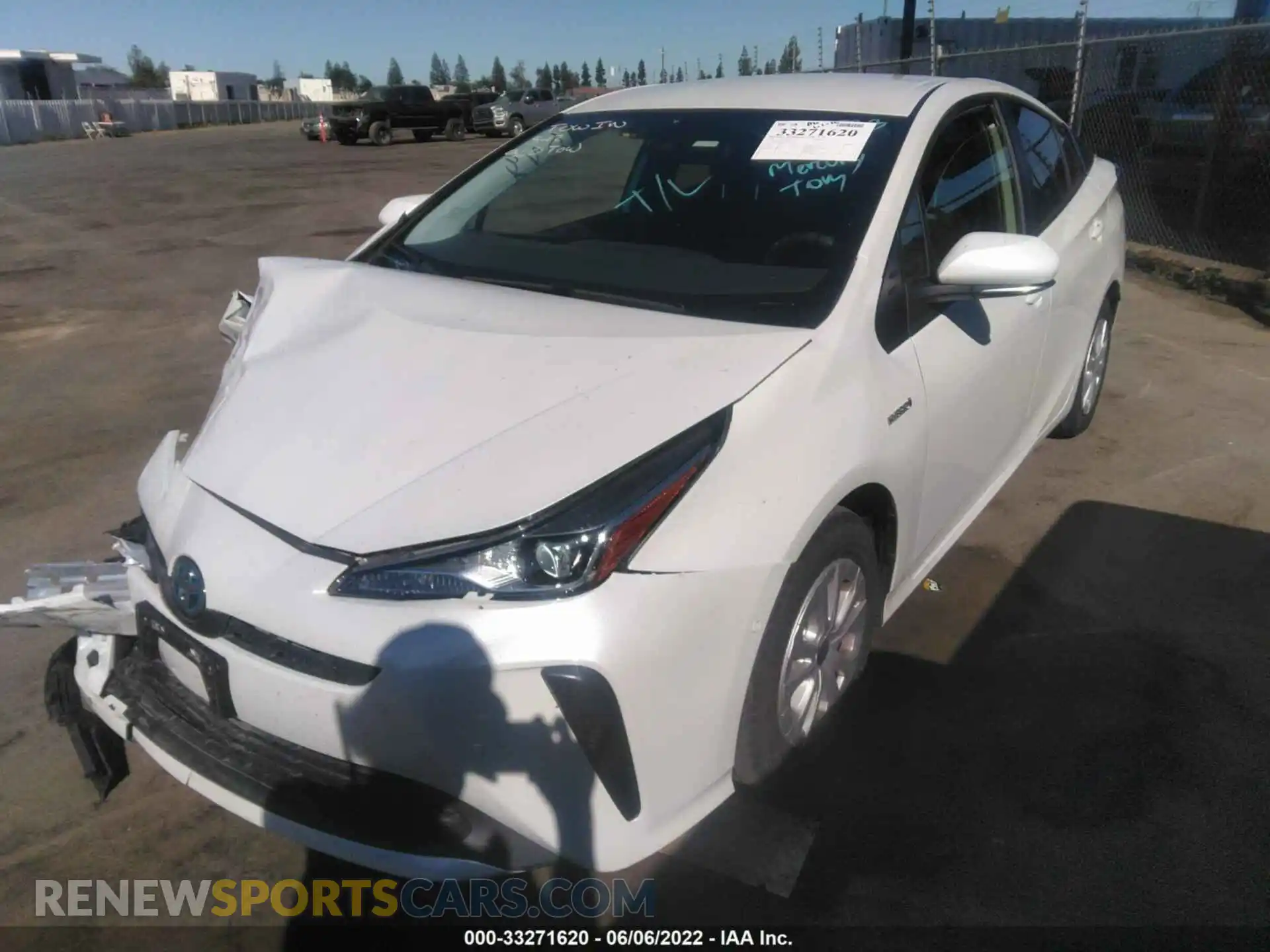2 Photograph of a damaged car JTDKAMFU5M3141190 TOYOTA PRIUS 2021