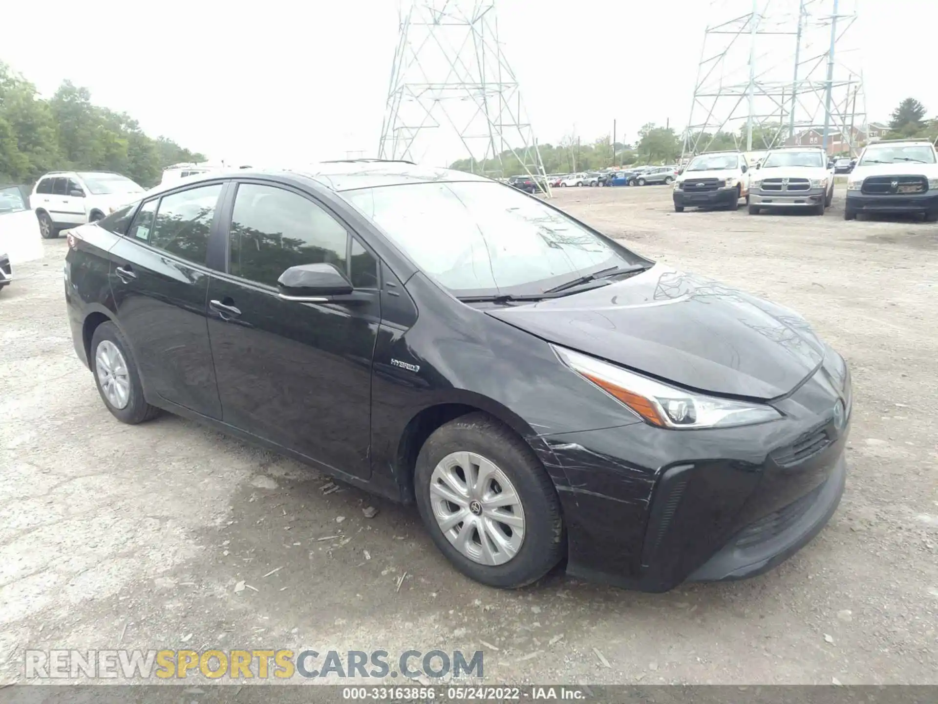 1 Photograph of a damaged car JTDKAMFU5M3141271 TOYOTA PRIUS 2021