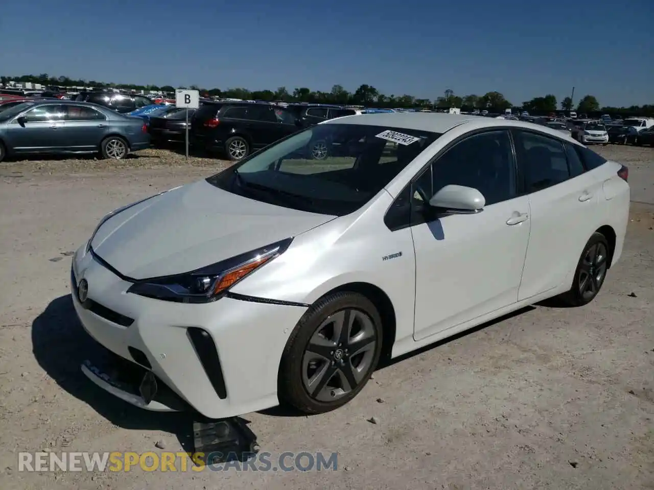 1 Photograph of a damaged car JTDKAMFU5M3142565 TOYOTA PRIUS 2021