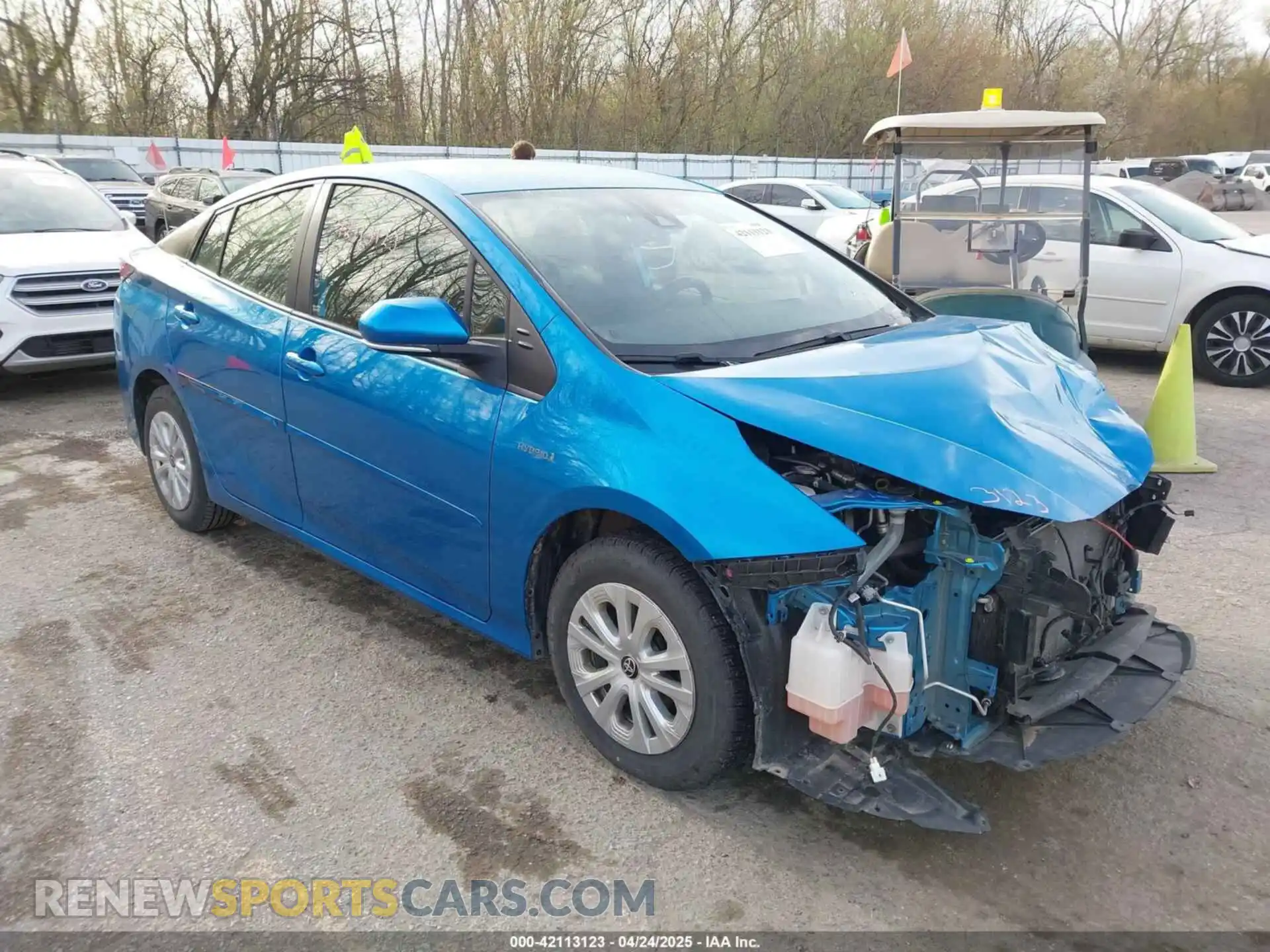 1 Photograph of a damaged car JTDKAMFU5M3145949 TOYOTA PRIUS 2021