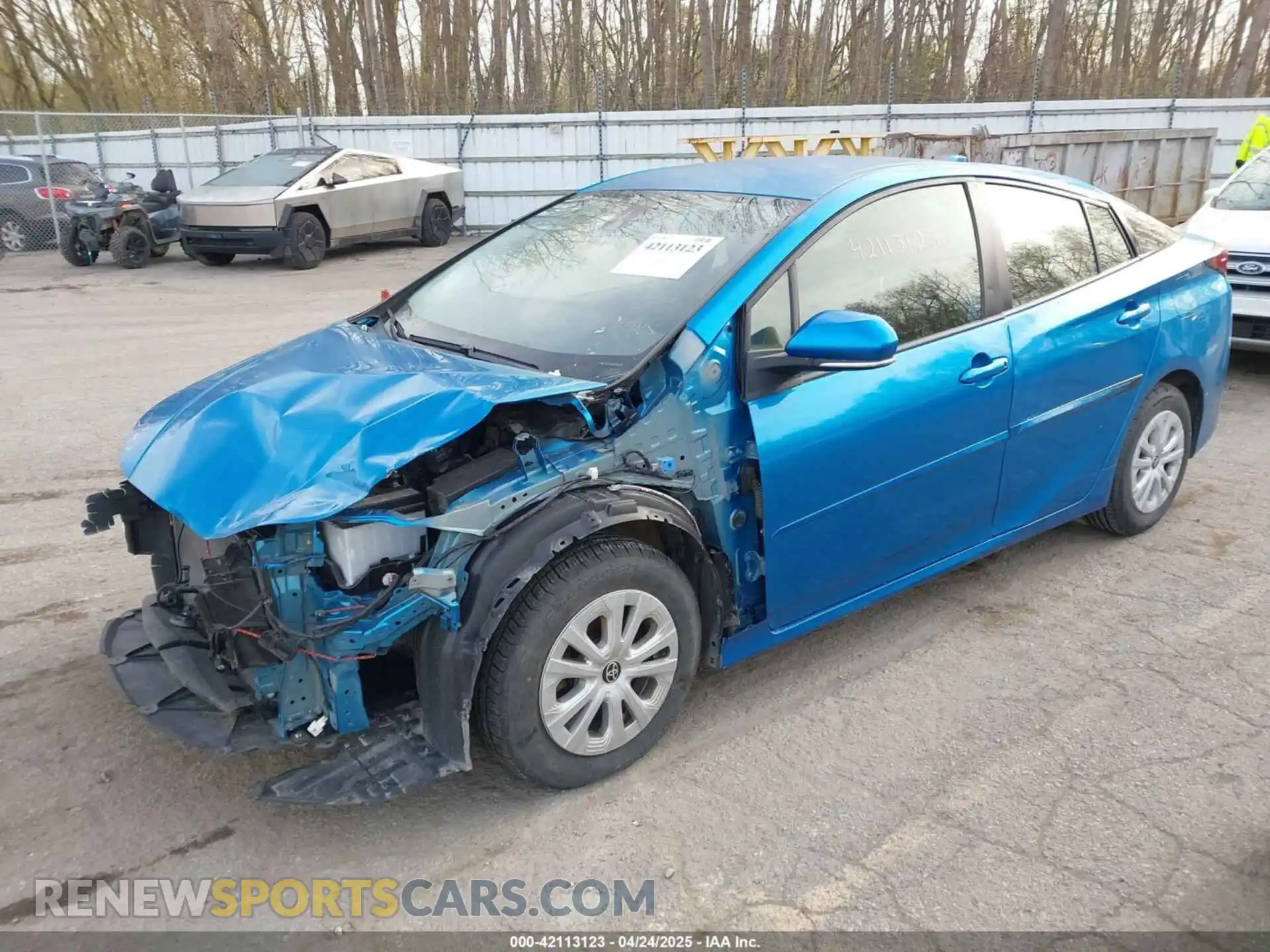 2 Photograph of a damaged car JTDKAMFU5M3145949 TOYOTA PRIUS 2021