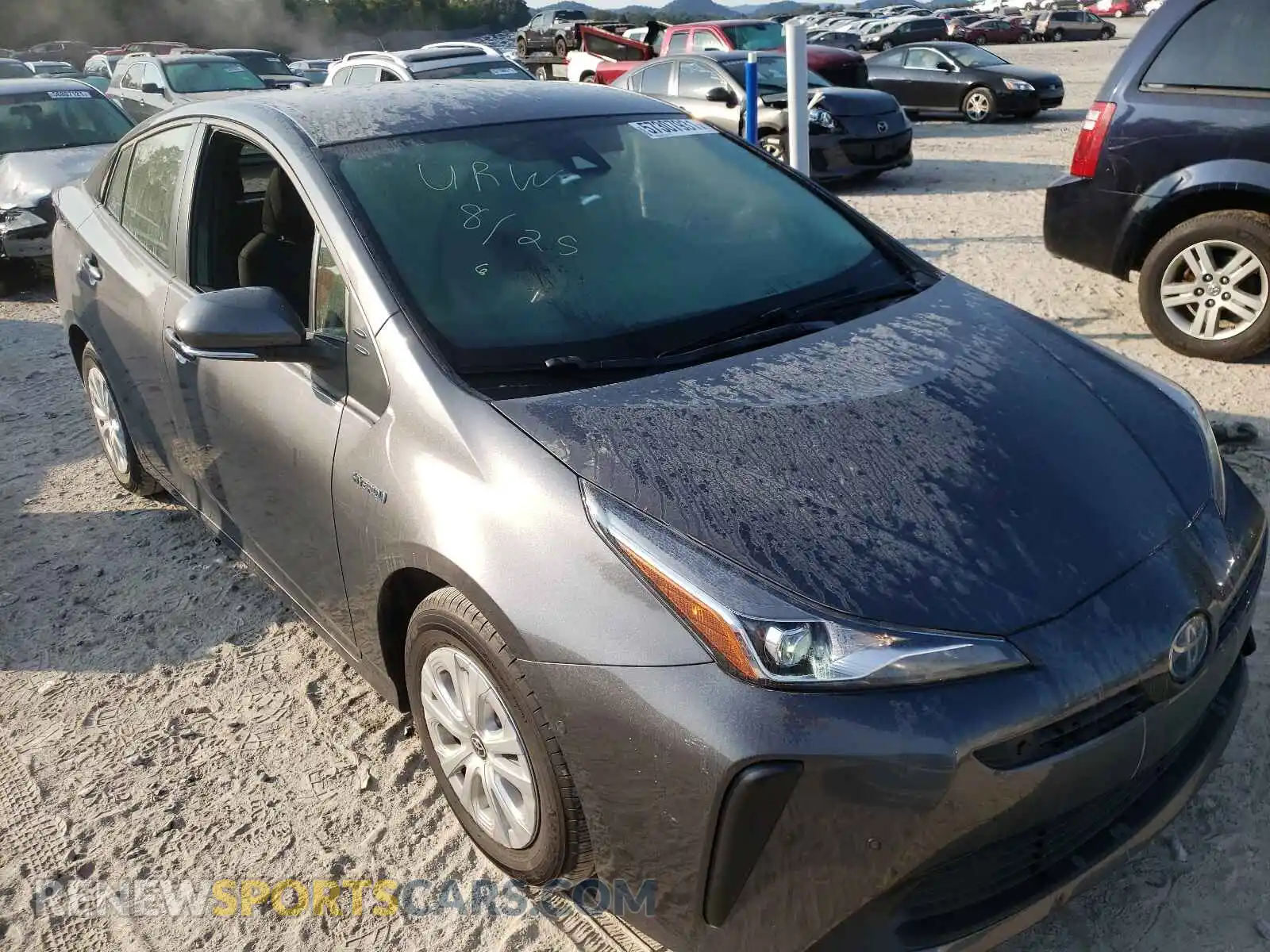 1 Photograph of a damaged car JTDKAMFU5M3146180 TOYOTA PRIUS 2021