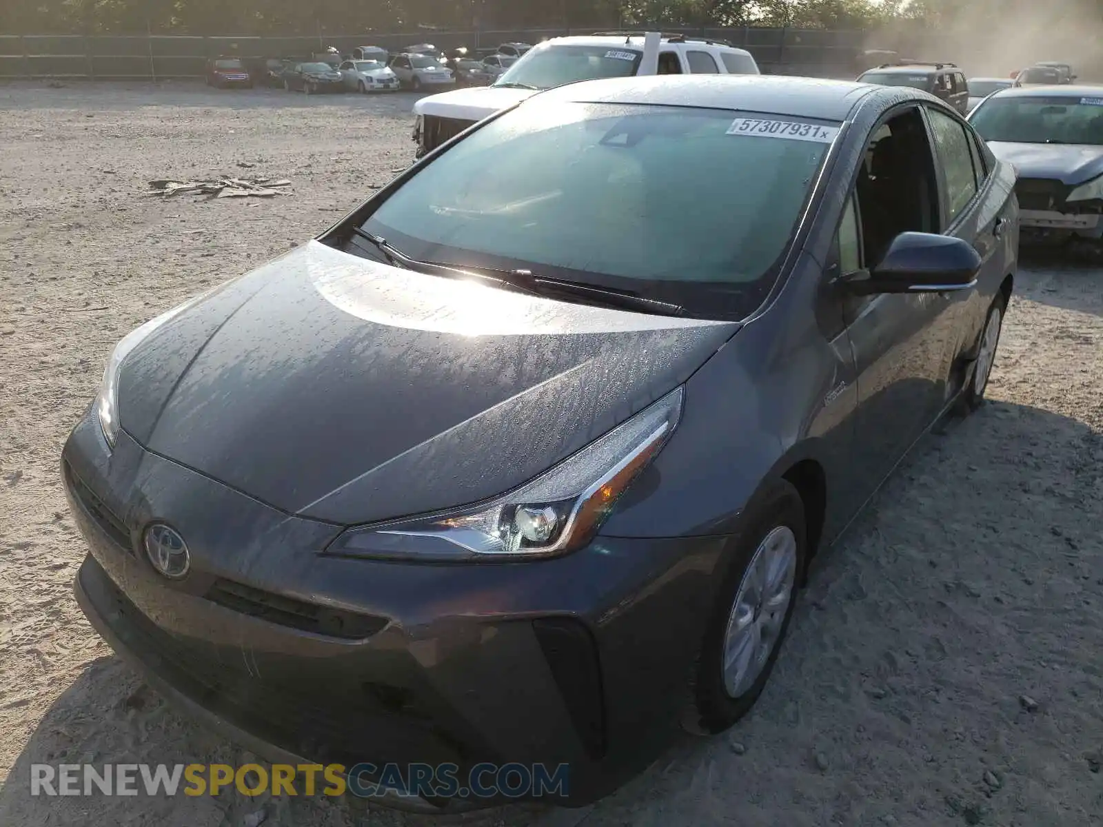 2 Photograph of a damaged car JTDKAMFU5M3146180 TOYOTA PRIUS 2021