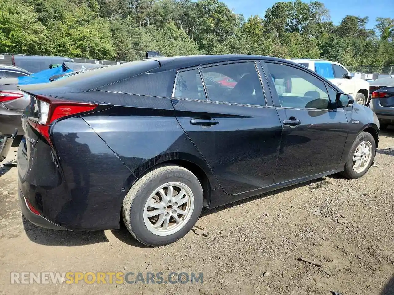 3 fotografías del automóvil dañado JTDKAMFU5M3146258 TOYOTA PRIUS 2021