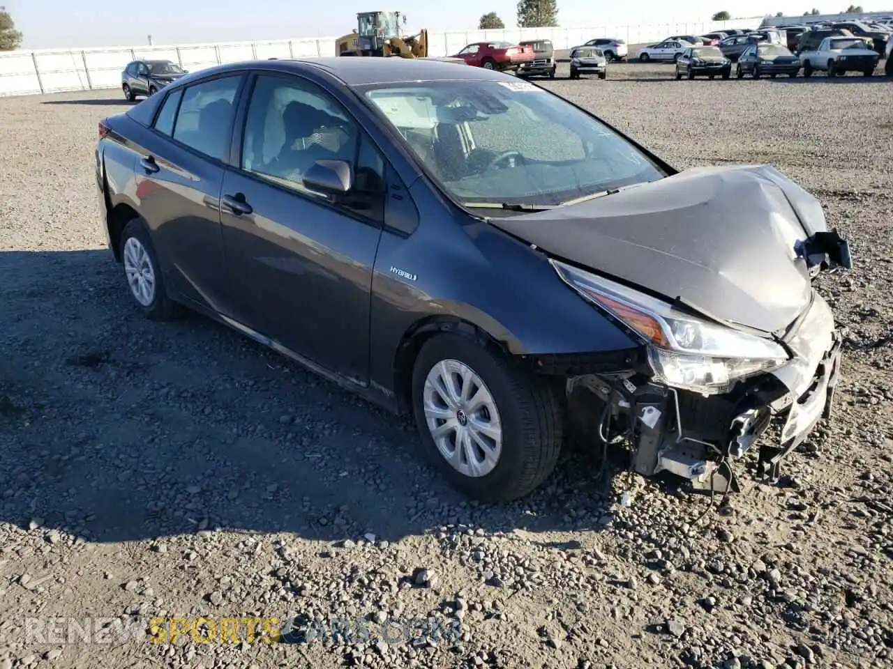 1 Photograph of a damaged car JTDKAMFU5M3149564 TOYOTA PRIUS 2021