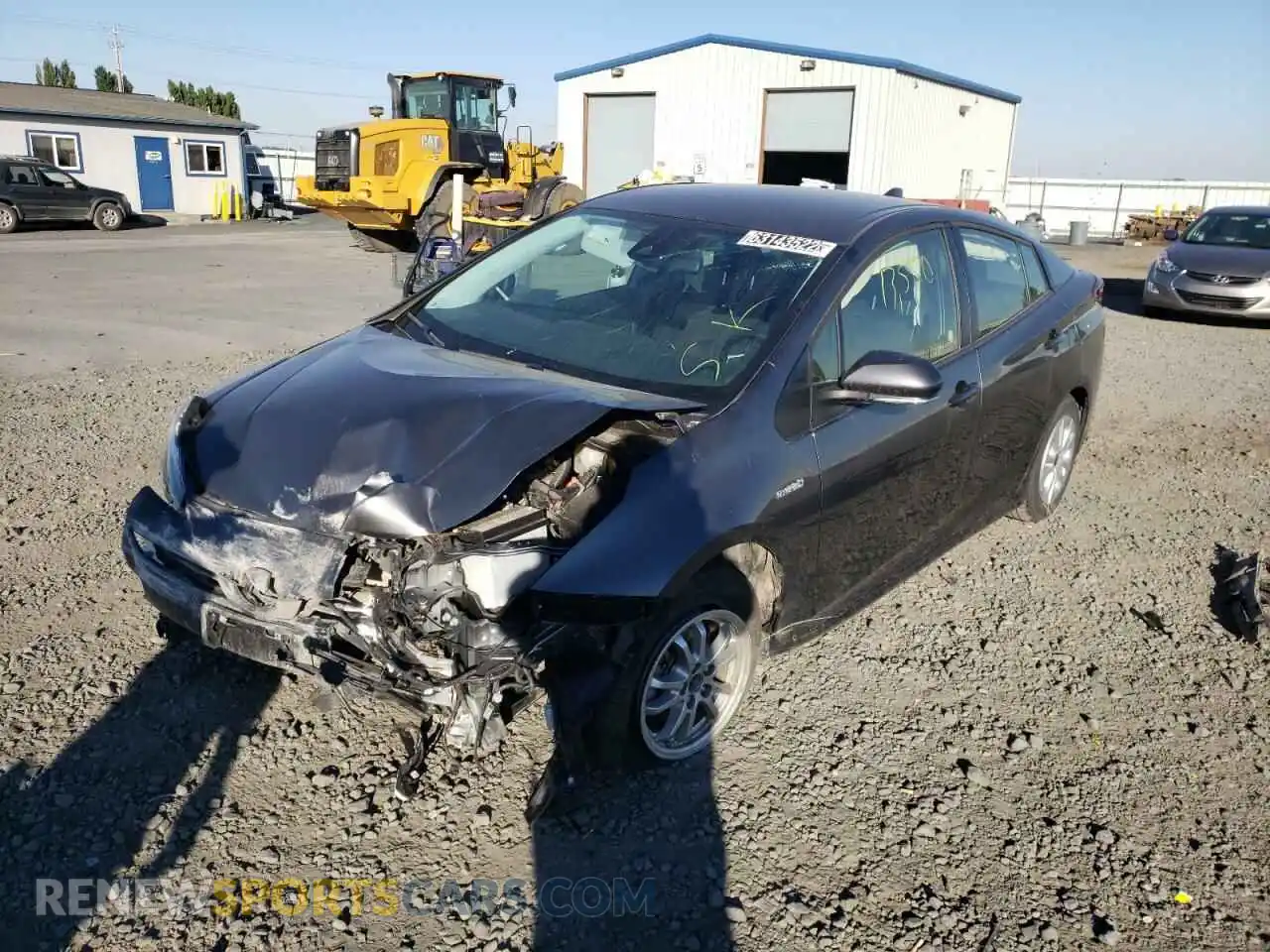2 Photograph of a damaged car JTDKAMFU5M3149564 TOYOTA PRIUS 2021