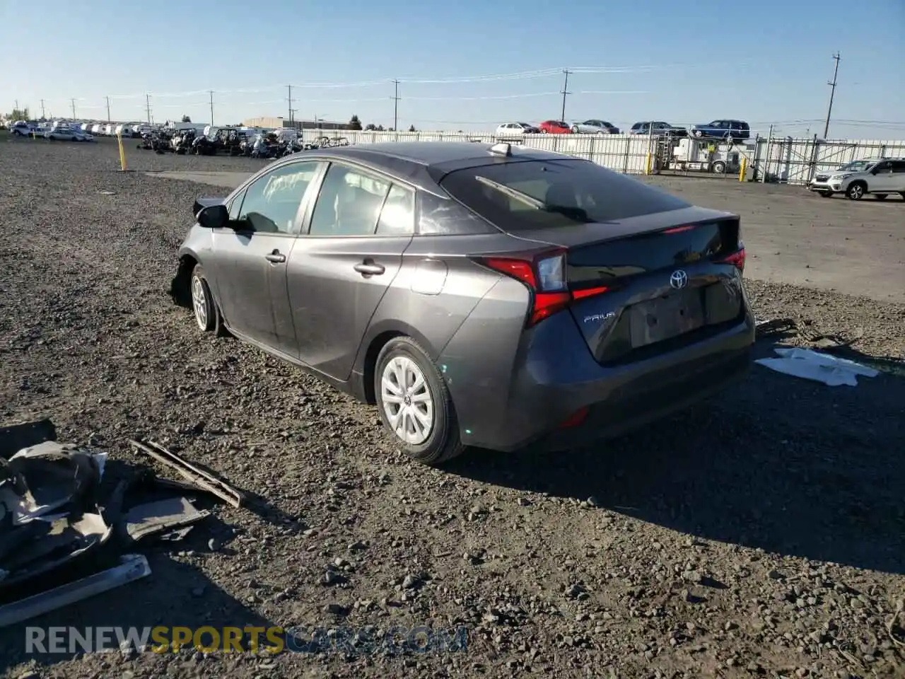 3 Photograph of a damaged car JTDKAMFU5M3149564 TOYOTA PRIUS 2021