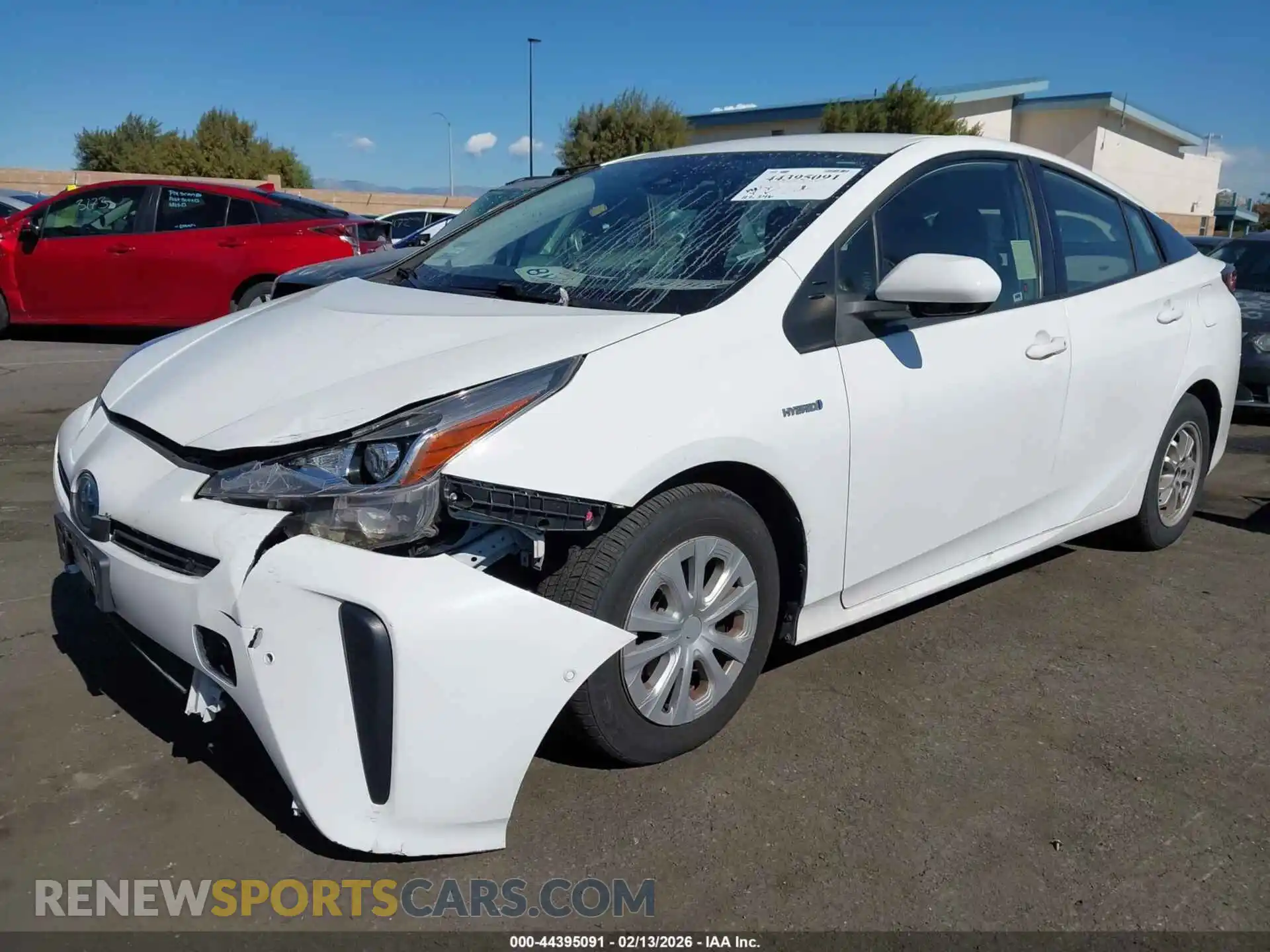 2 Photograph of a damaged car JTDKAMFU5M3149841 TOYOTA PRIUS 2021