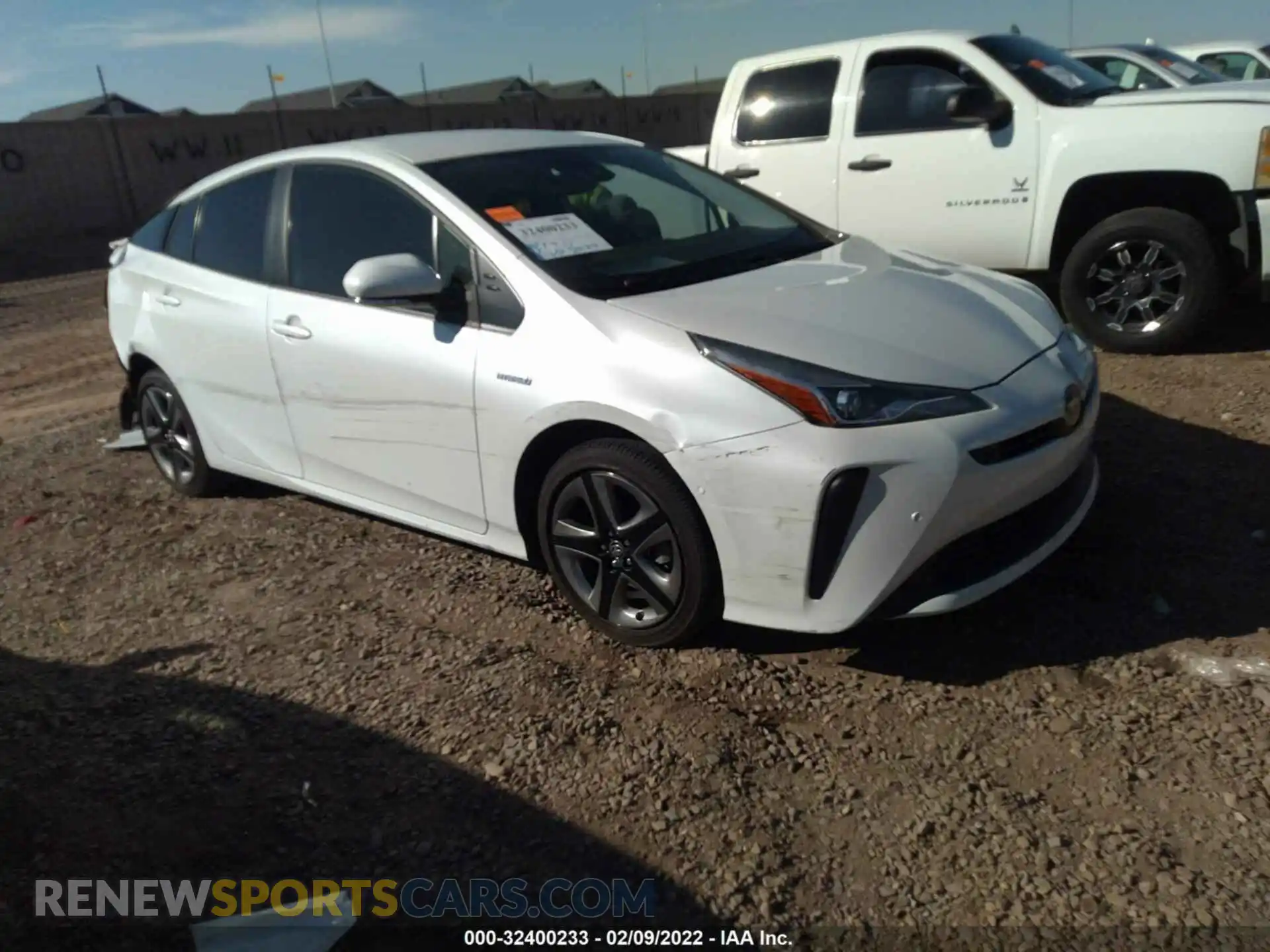 1 Photograph of a damaged car JTDKAMFU6M3133986 TOYOTA PRIUS 2021