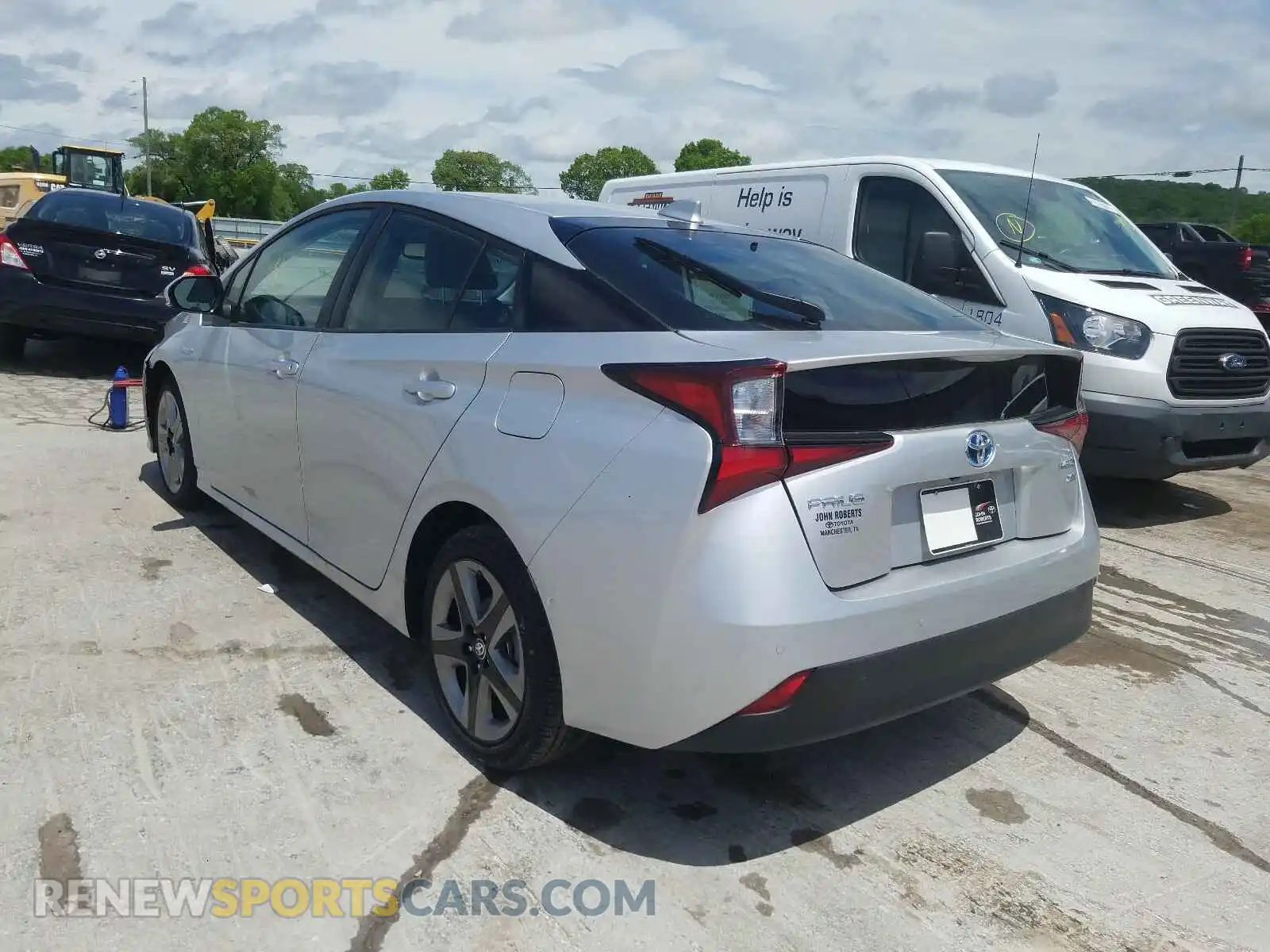3 Photograph of a damaged car JTDKAMFU6M3134488 TOYOTA PRIUS 2021