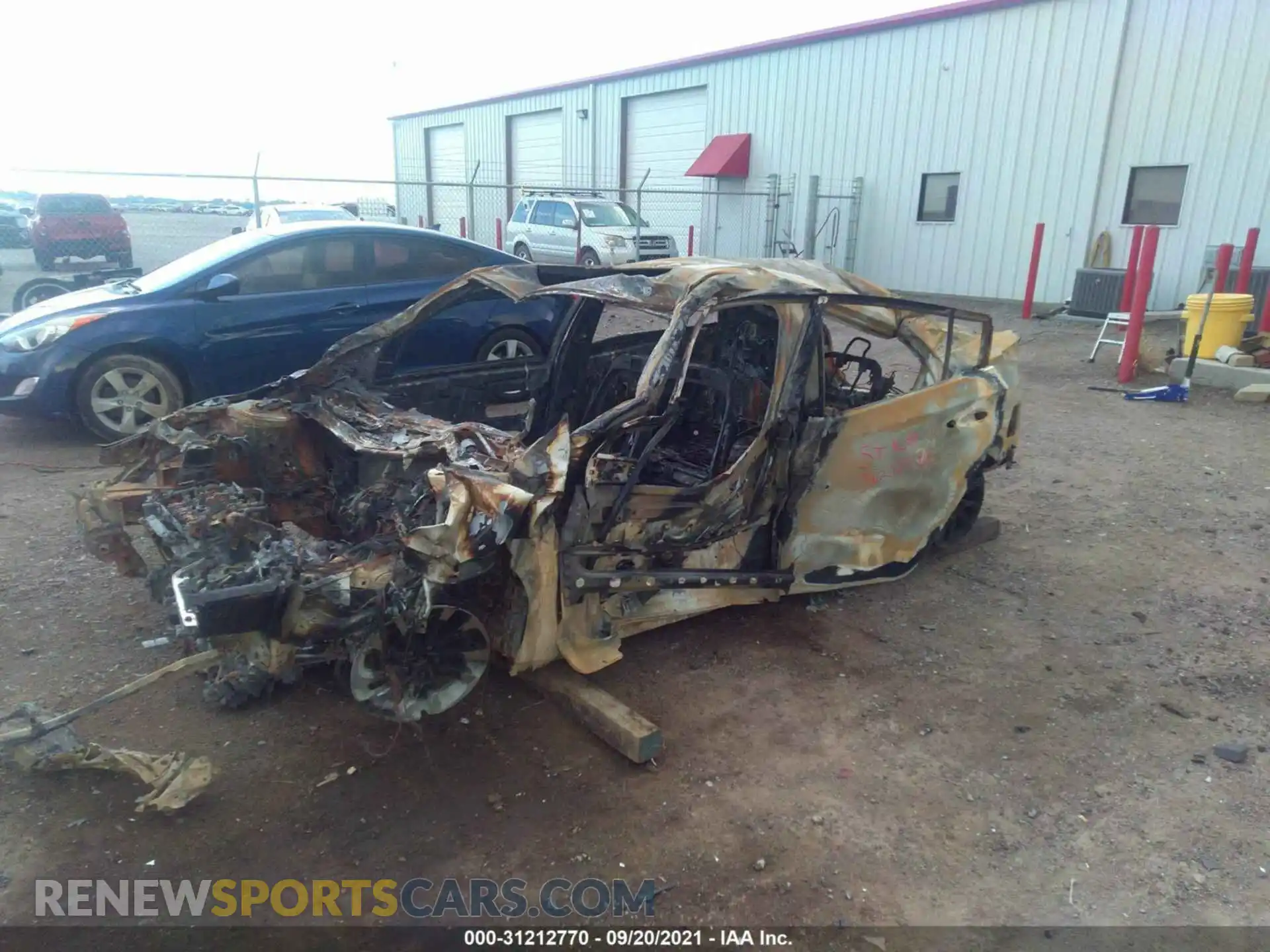 2 Photograph of a damaged car JTDKAMFU6M3141778 TOYOTA PRIUS 2021