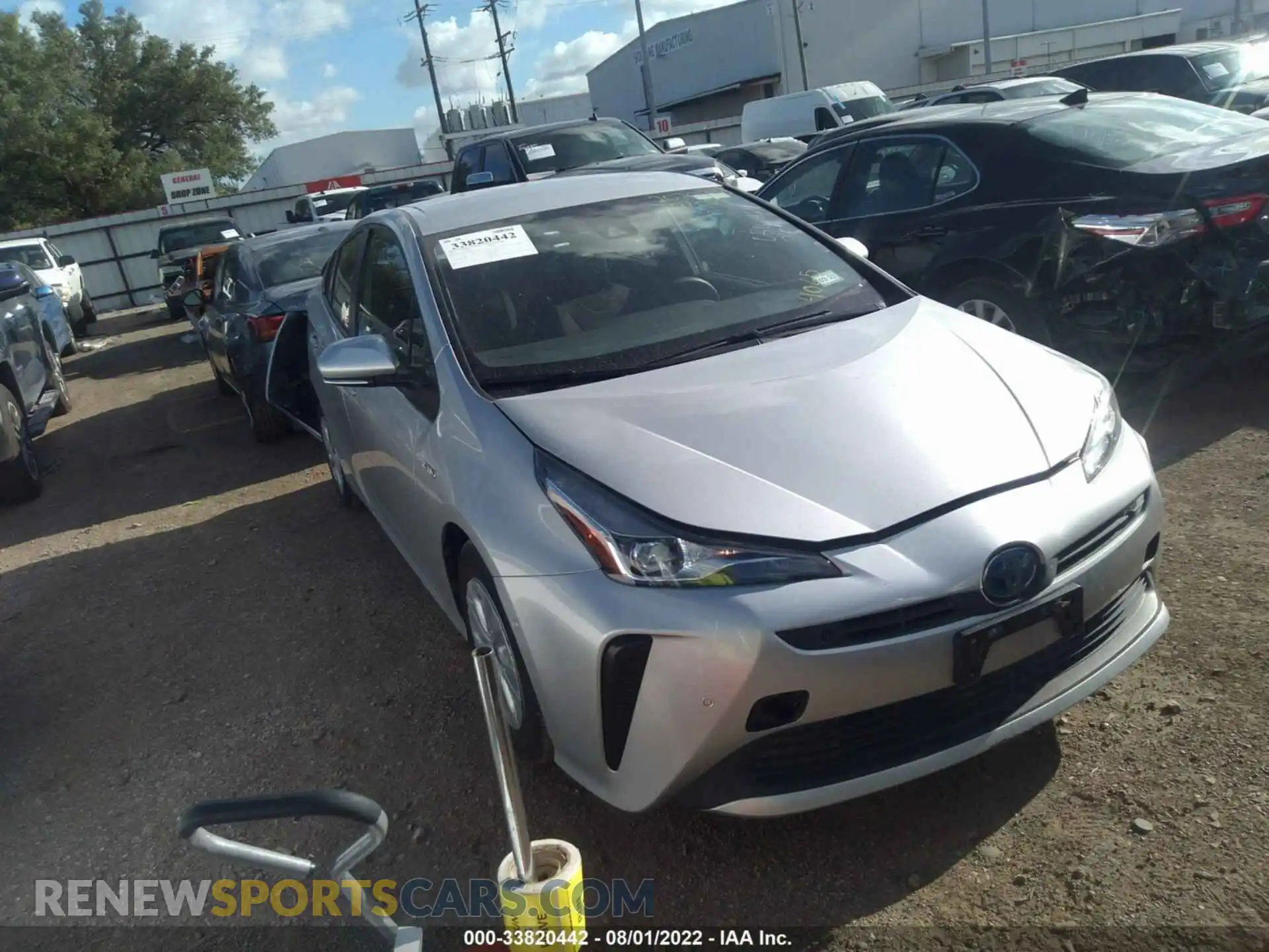 1 Photograph of a damaged car JTDKAMFU6M3144065 TOYOTA PRIUS 2021