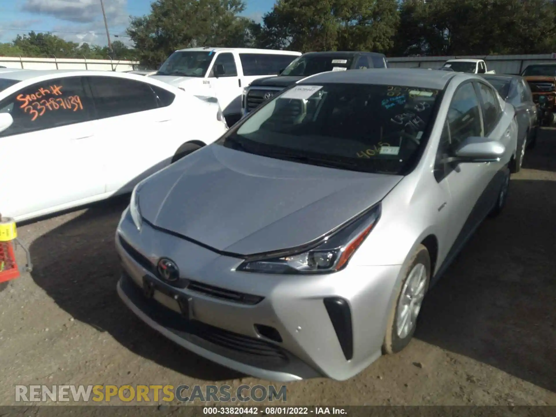 2 Photograph of a damaged car JTDKAMFU6M3144065 TOYOTA PRIUS 2021