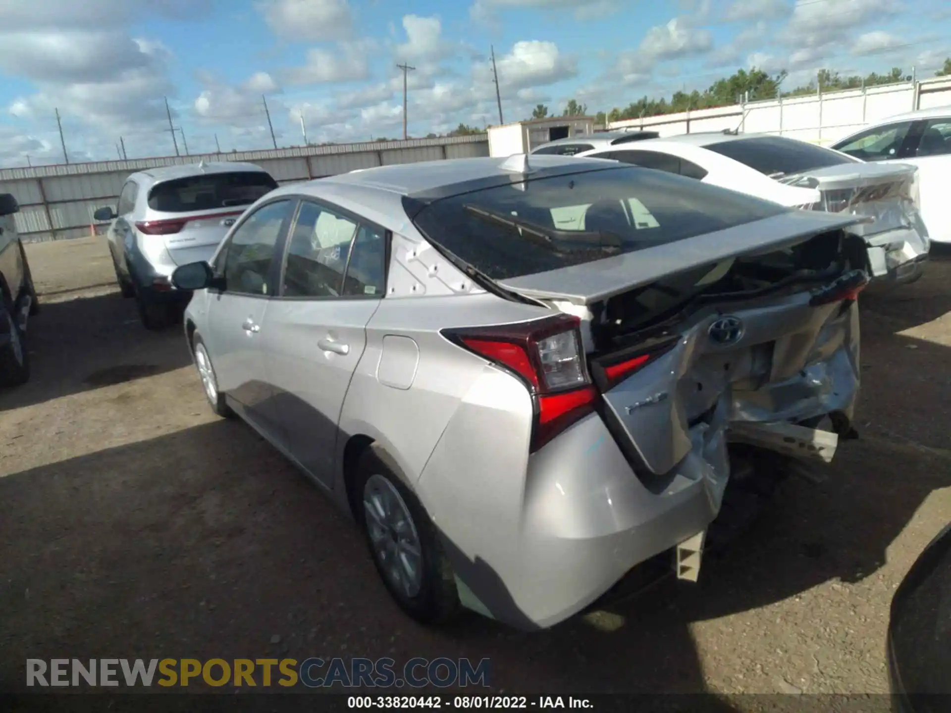 3 Photograph of a damaged car JTDKAMFU6M3144065 TOYOTA PRIUS 2021