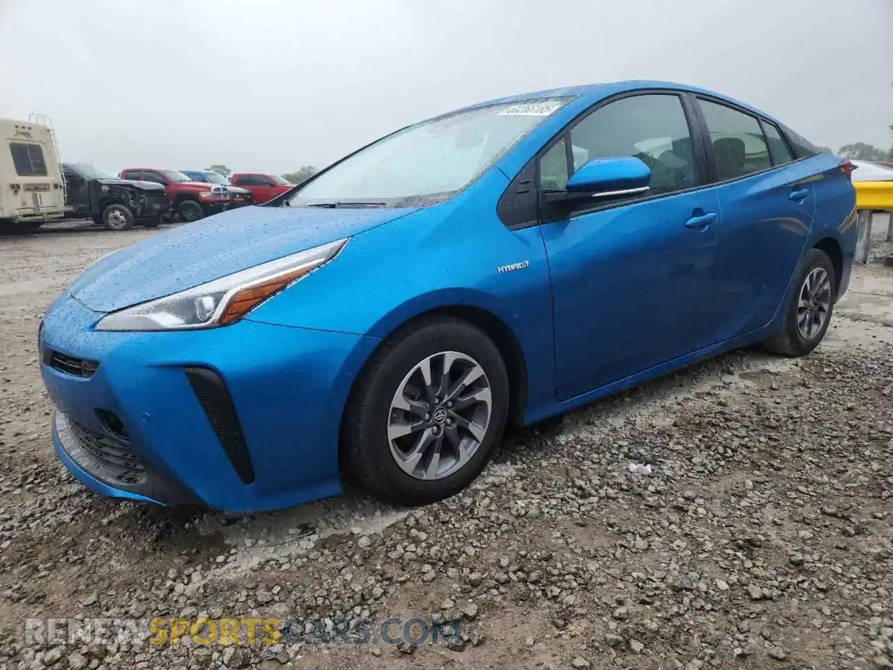 1 Photograph of a damaged car JTDKAMFU6M3145619 TOYOTA PRIUS 2021