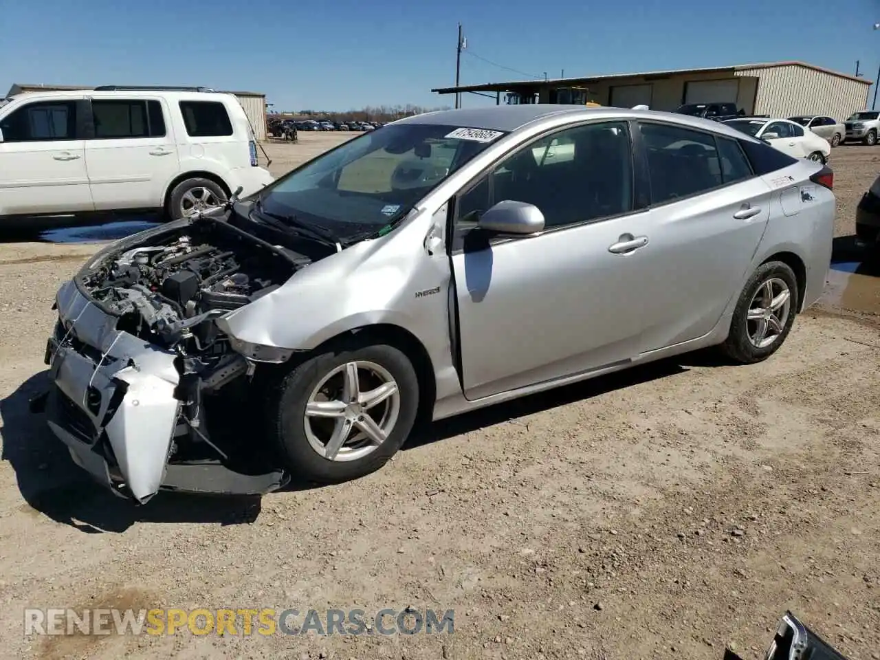 1 Photograph of a damaged car JTDKAMFU6M3146835 TOYOTA PRIUS 2021
